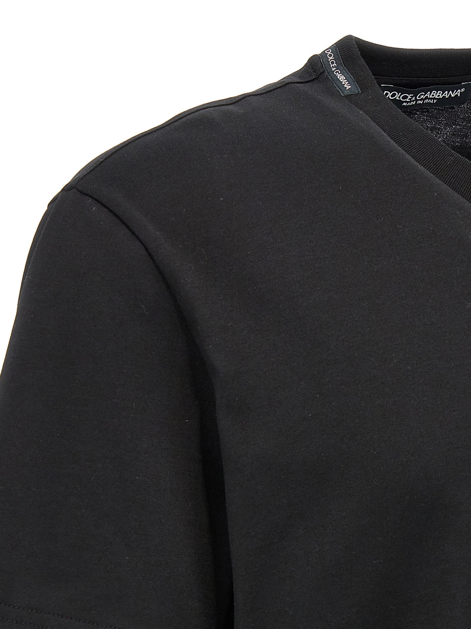 Dolce & Gabbana Men Logo Embroidery T-Shirt DOLCE & GABBANA