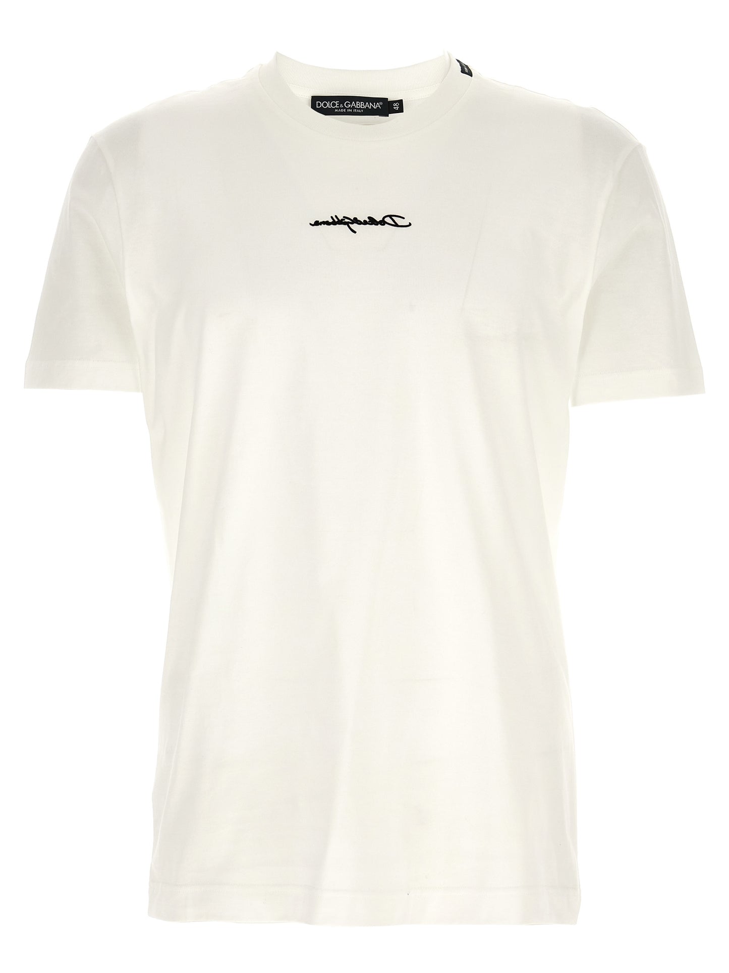 Dolce & Gabbana Men Logo Patch T-Shirt DOLCE & GABBANA