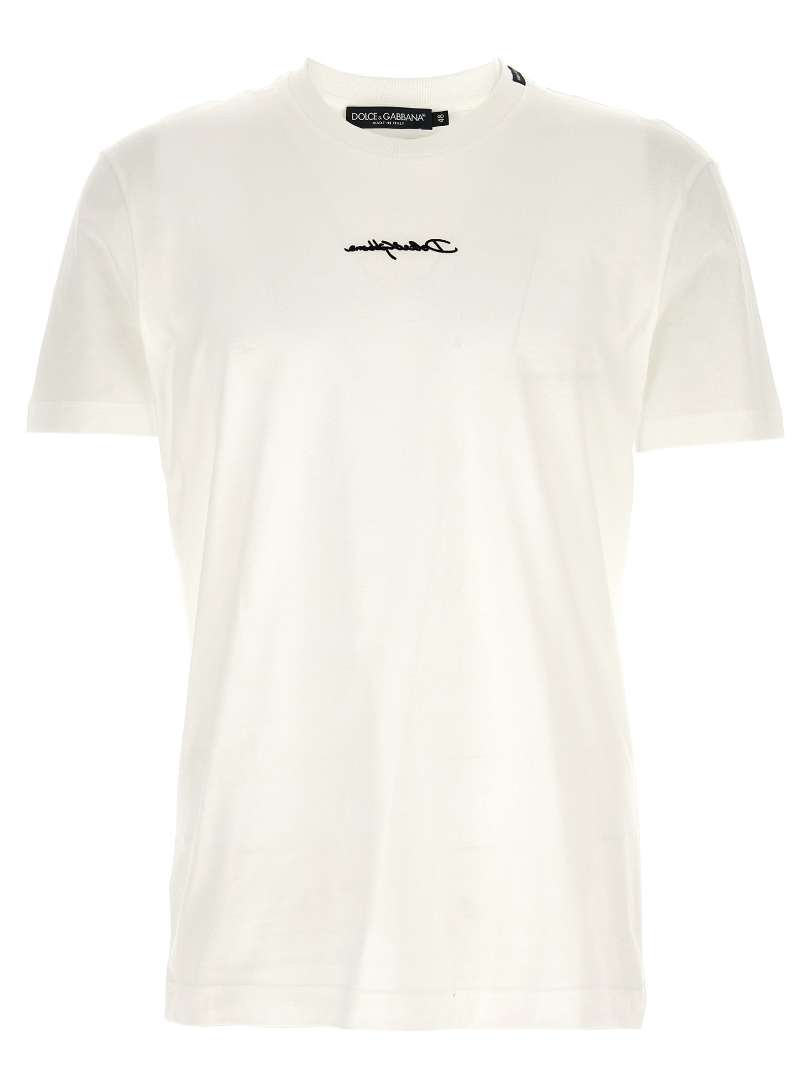 Dolce & Gabbana Men Logo Patch T-Shirt DOLCE & GABBANA