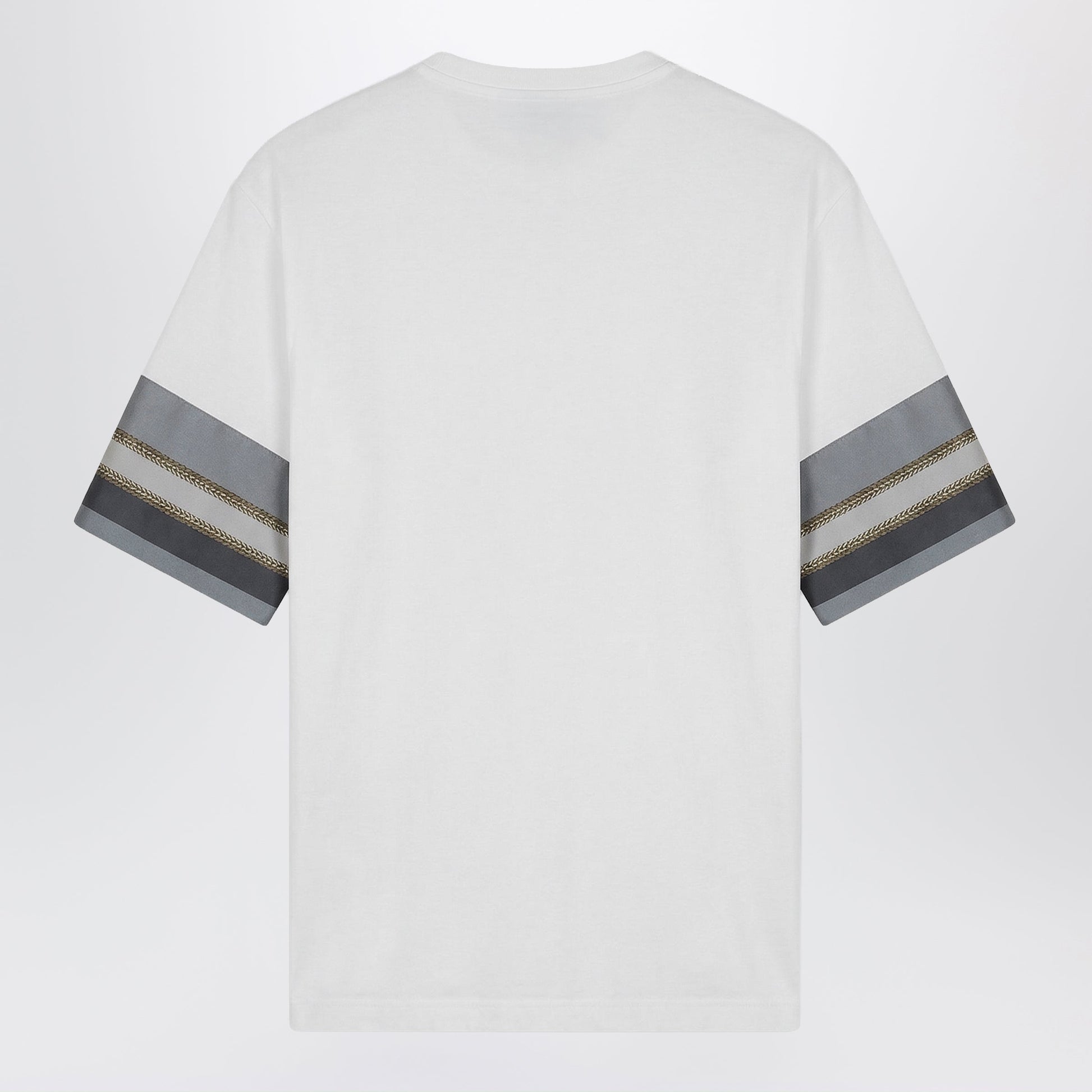 Dolce&Gabbana White Jersey T-Shirt With Print Men DOLCE & GABBANA