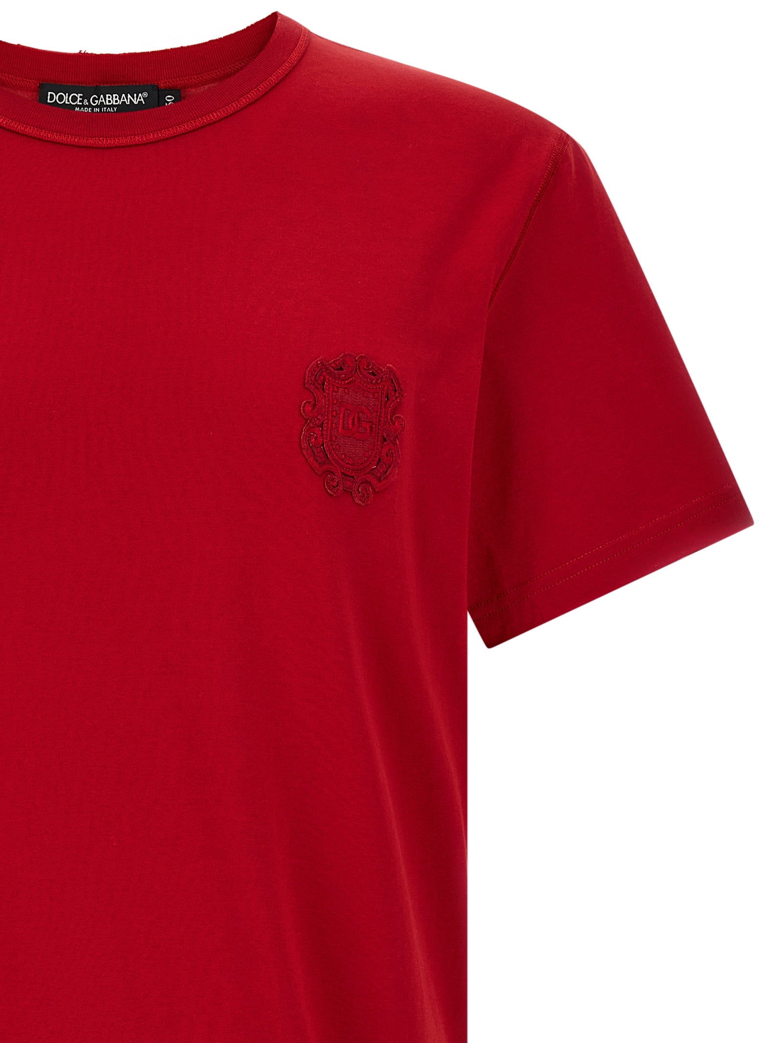 Dolce & Gabbana Men Tone-On-Tone Patch T-Shirt DOLCE & GABBANA