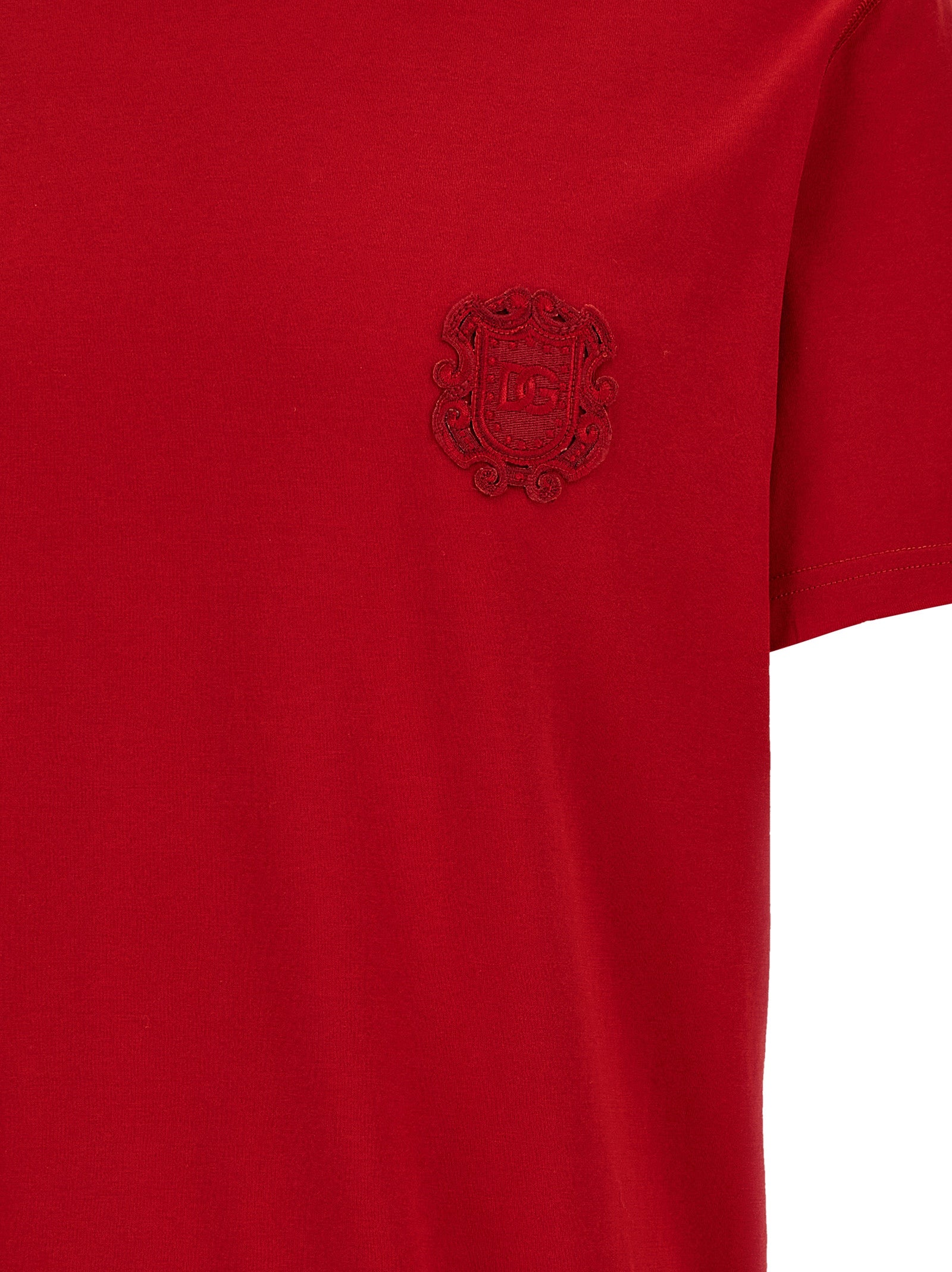 Dolce & Gabbana Men Tone-On-Tone Patch T-Shirt DOLCE & GABBANA
