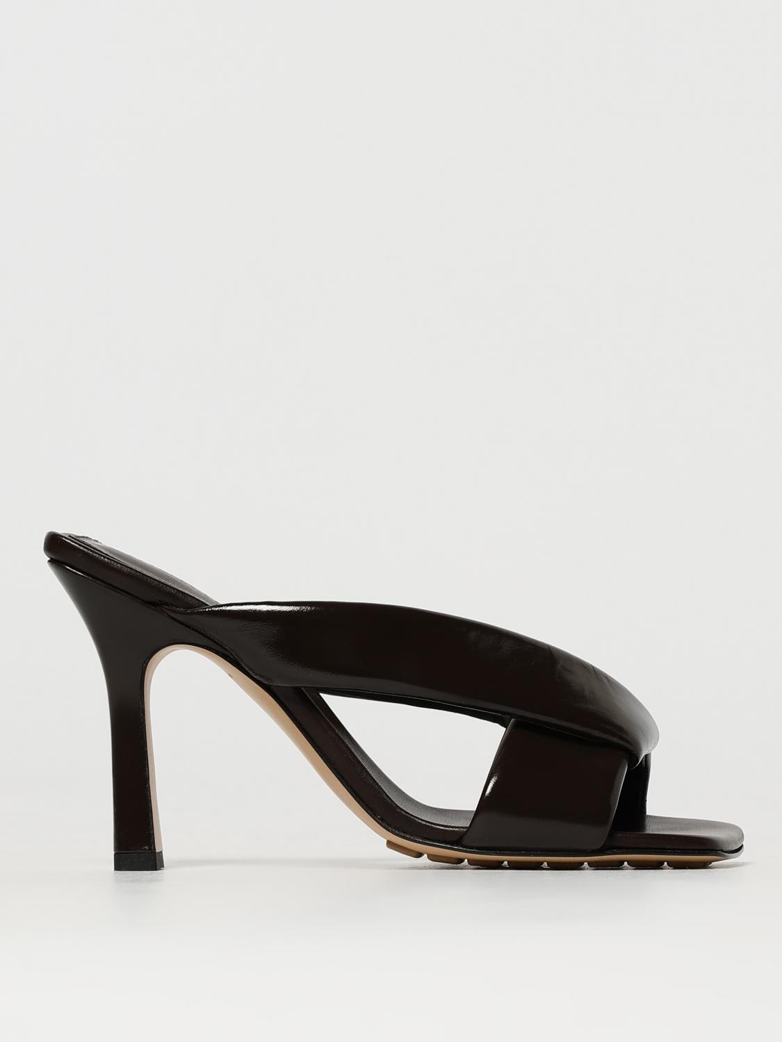 Bottega Veneta Heeled Sandal Woman Brown BOTTEGA VENETA