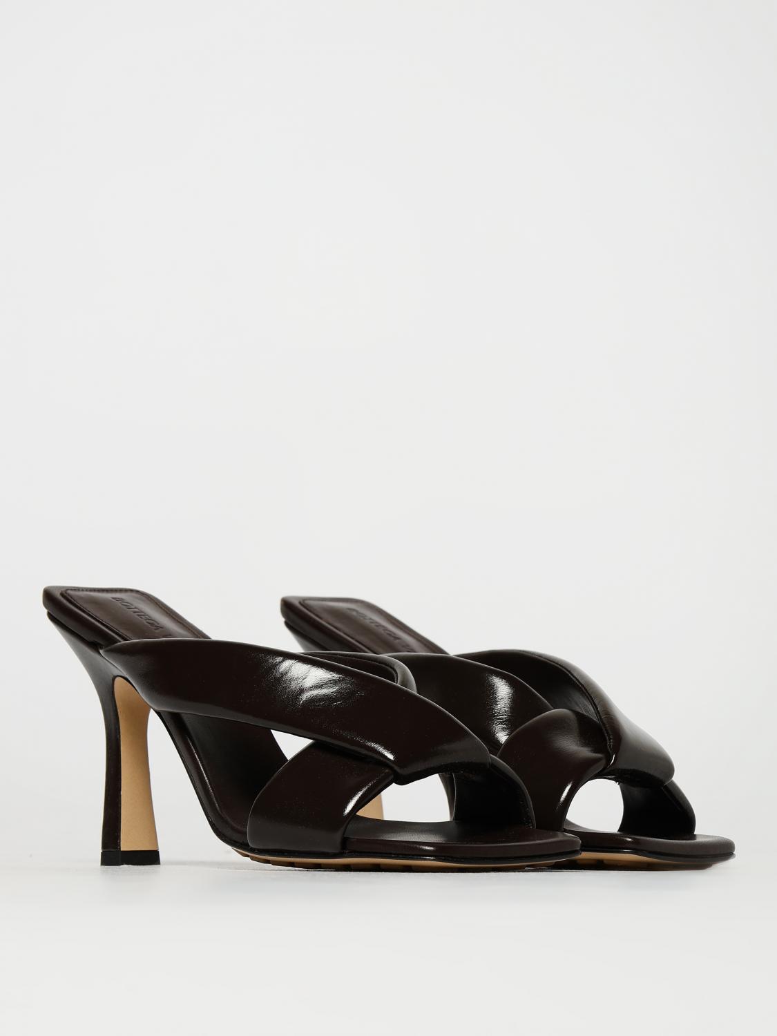 Bottega Veneta Heeled Sandal Woman Brown BOTTEGA VENETA