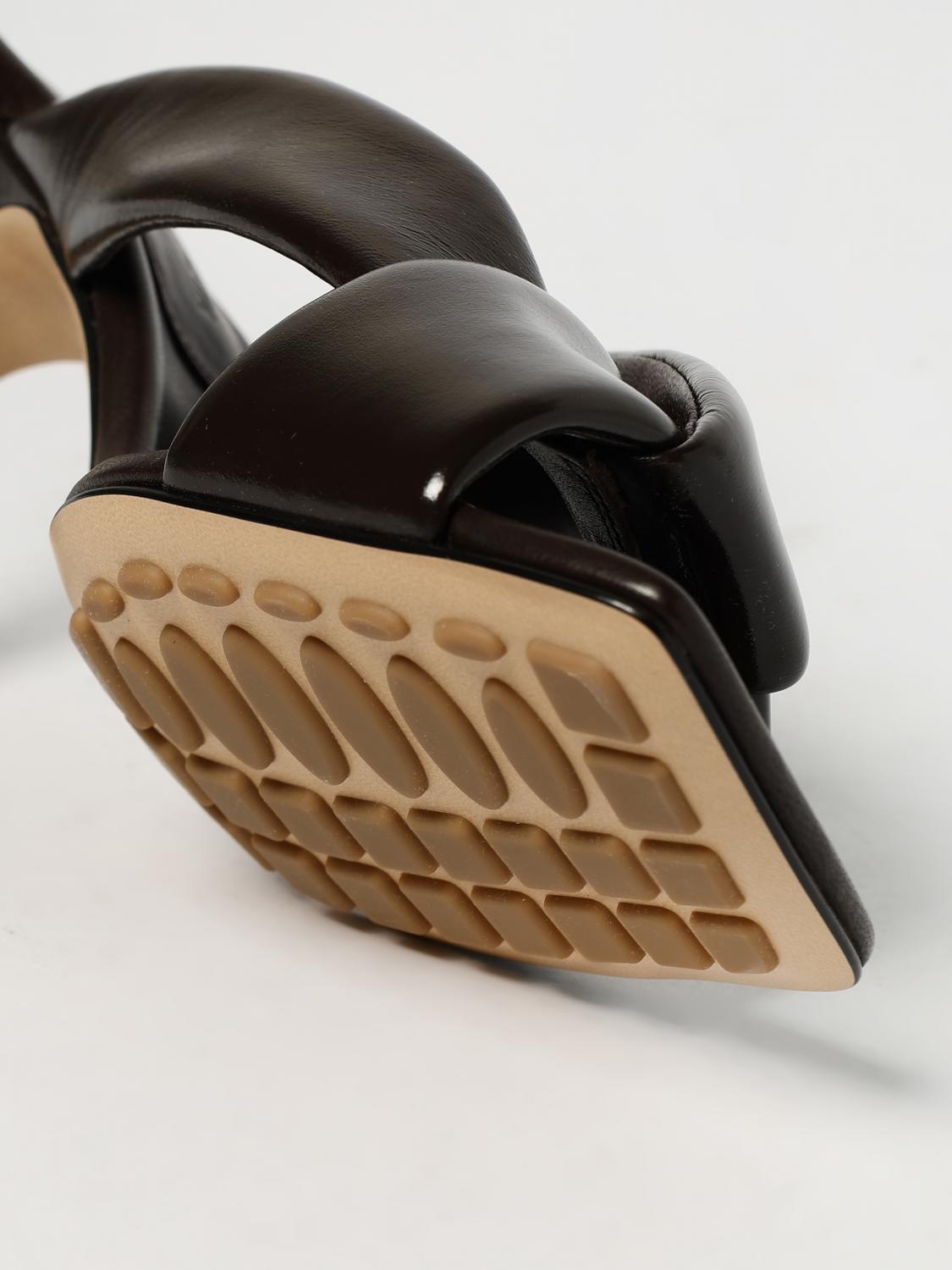 Bottega Veneta Heeled Sandal Woman Brown BOTTEGA VENETA