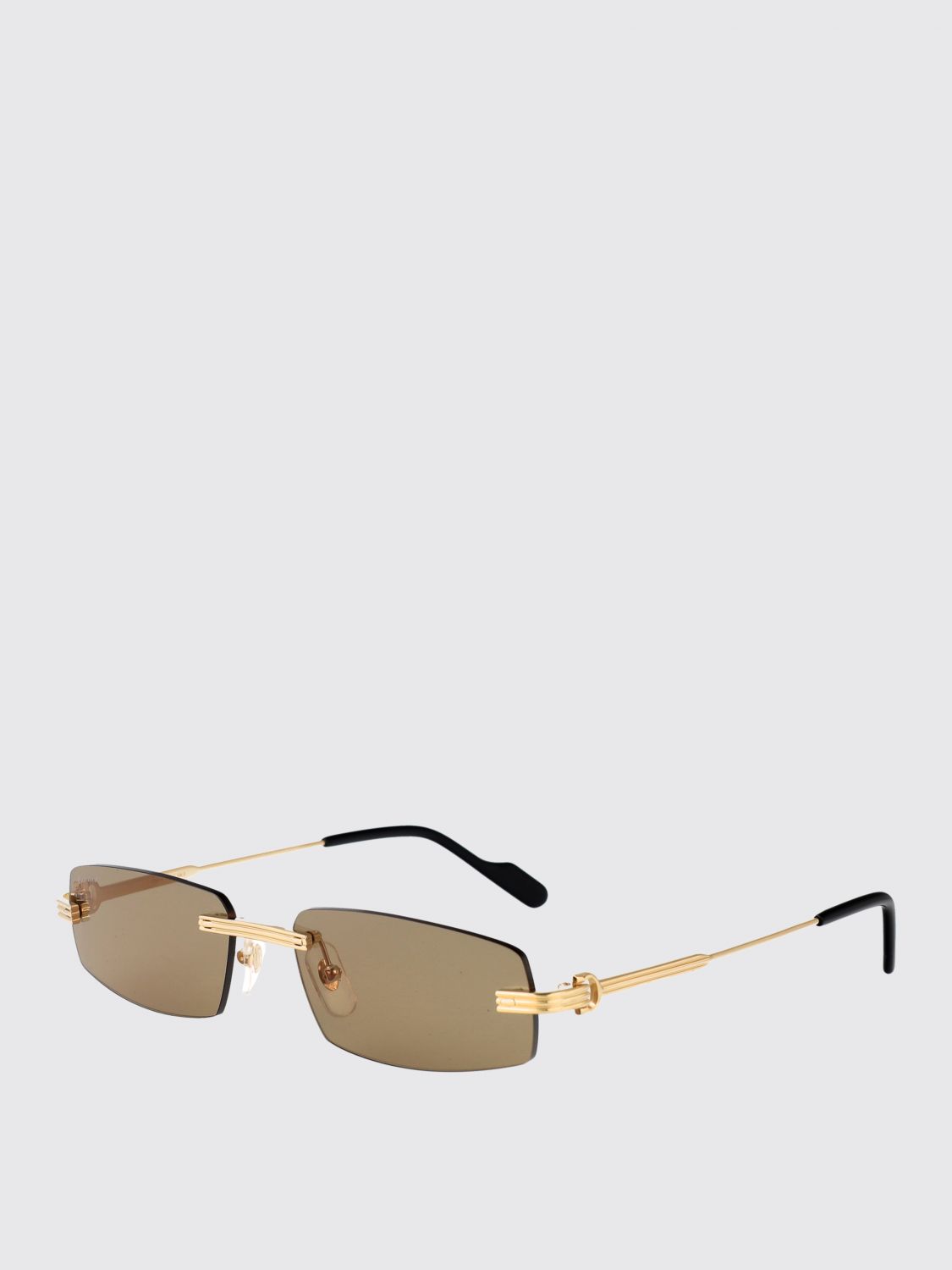 Cartier Sunglasses Men Brown CARTIER