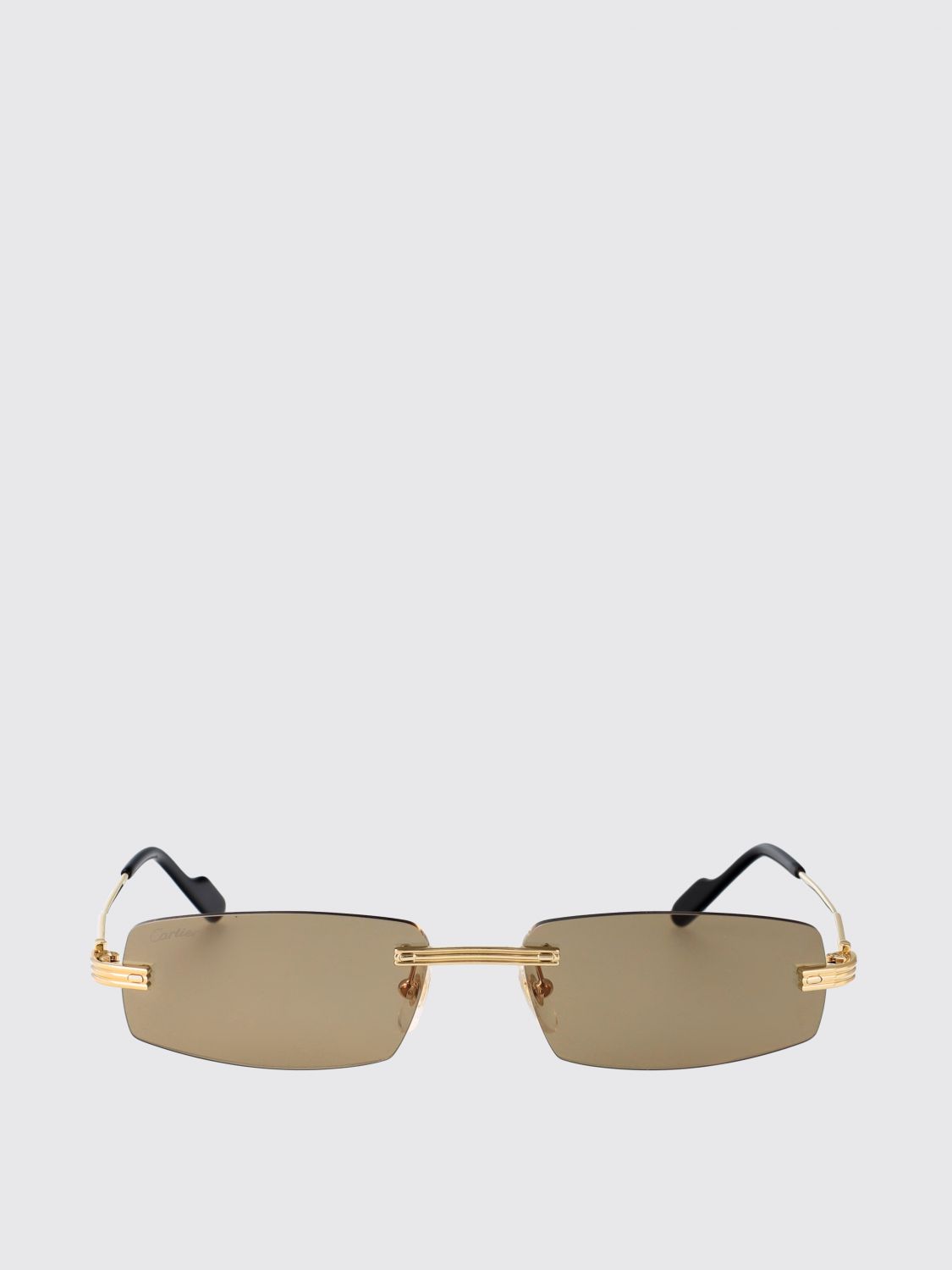 Cartier Sunglasses Men Brown CARTIER