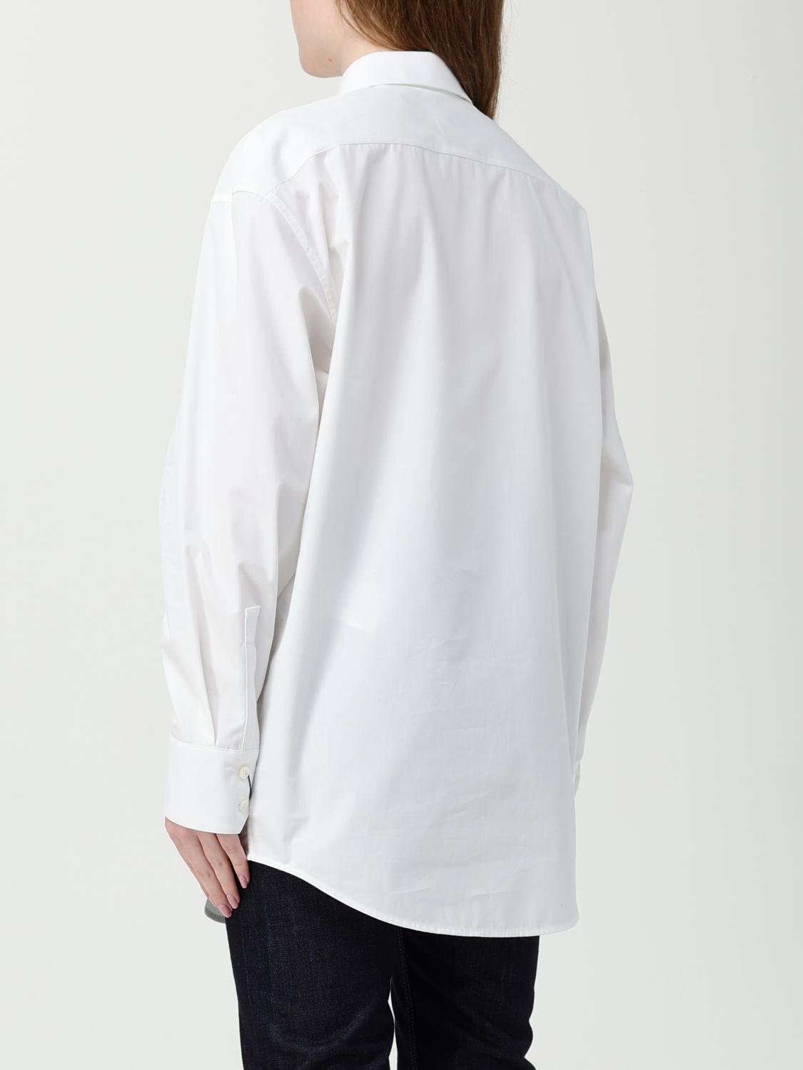 Saint Laurent Shirt Woman White SAINT LAURENT
