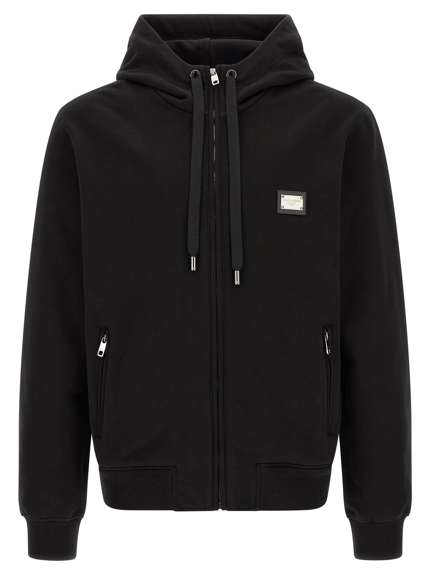Dolce & Gabbana Men Logo Plaque Hoodie DOLCE & GABBANA