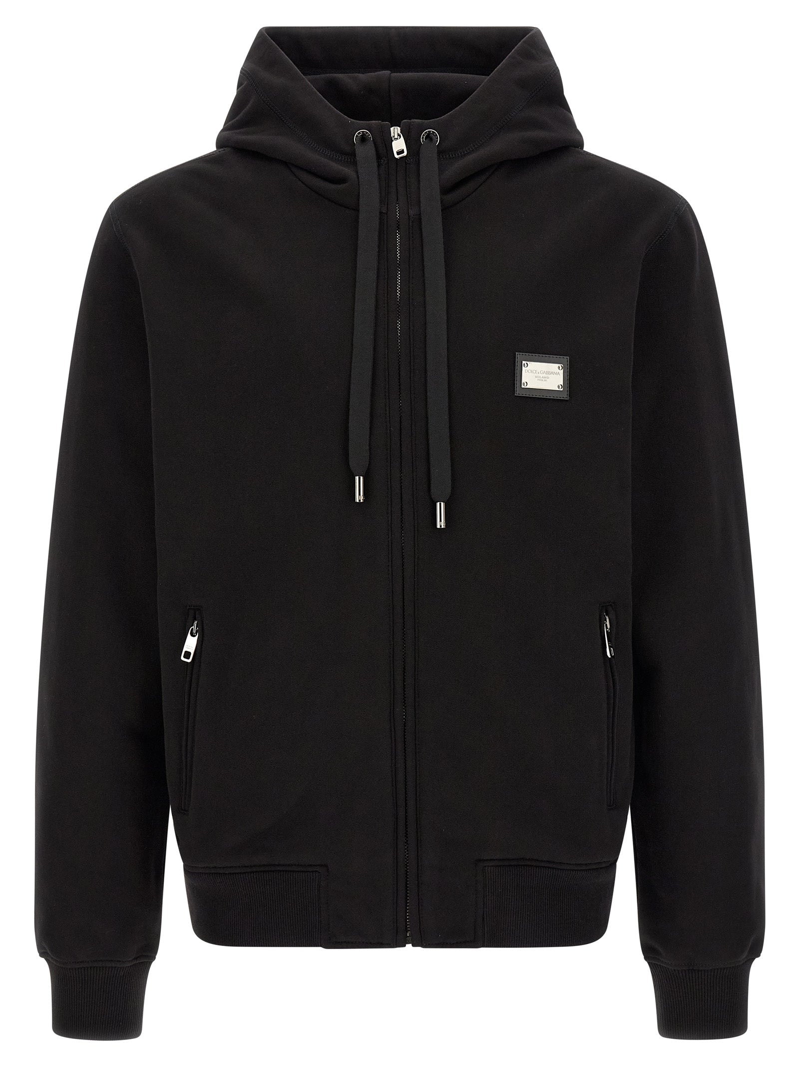 Dolce & Gabbana Men Logo Plaque Hoodie DOLCE & GABBANA