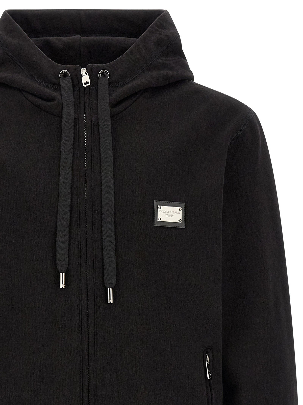 Dolce & Gabbana Men Dolce & Gabbana Men Logo Plaque Hoodie DOLCE & GABBANA