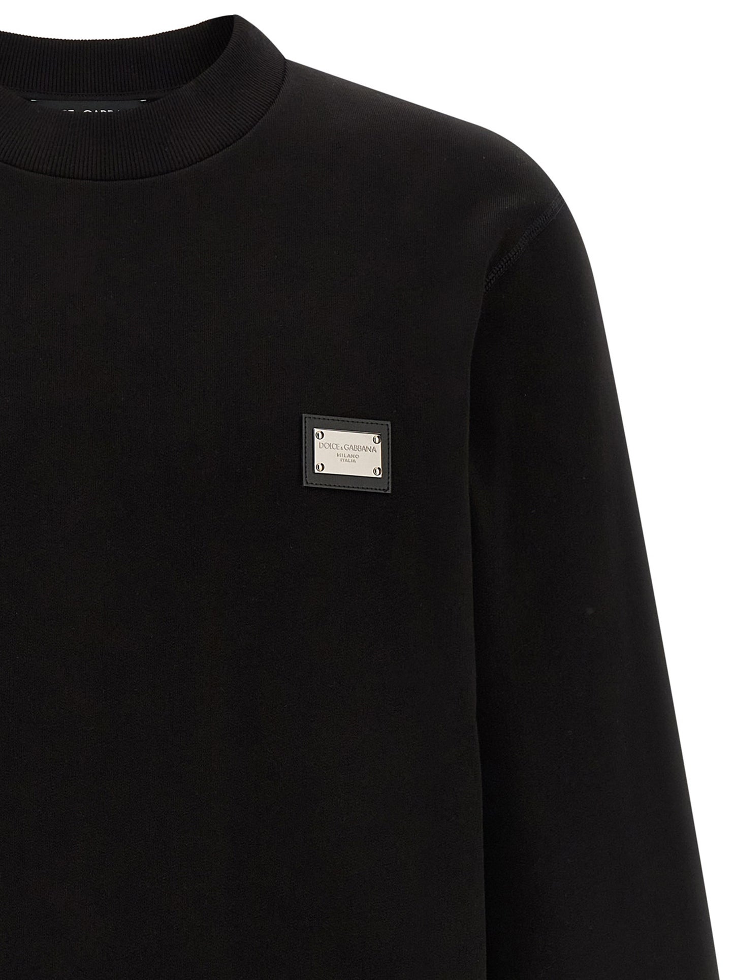 Dolce & Gabbana Men Logo Plate Sweatshirt DOLCE & GABBANA
