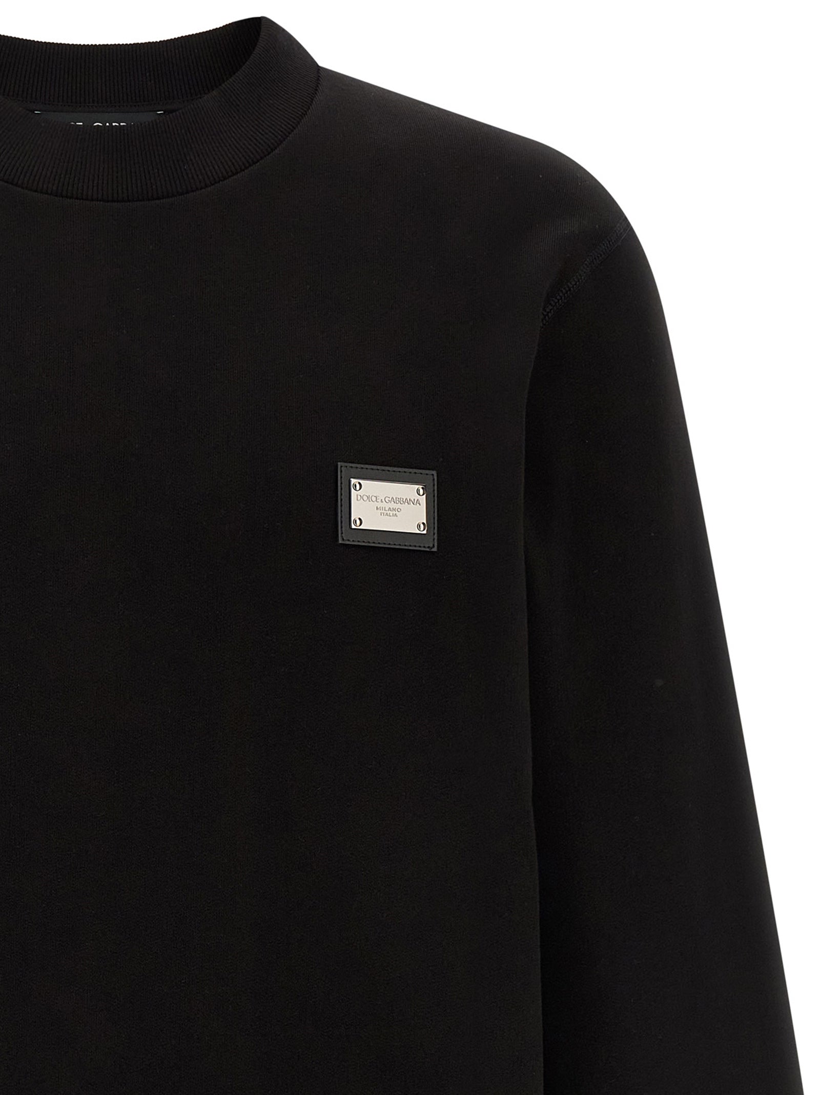 Dolce & Gabbana Men Logo Plate Sweatshirt DOLCE & GABBANA