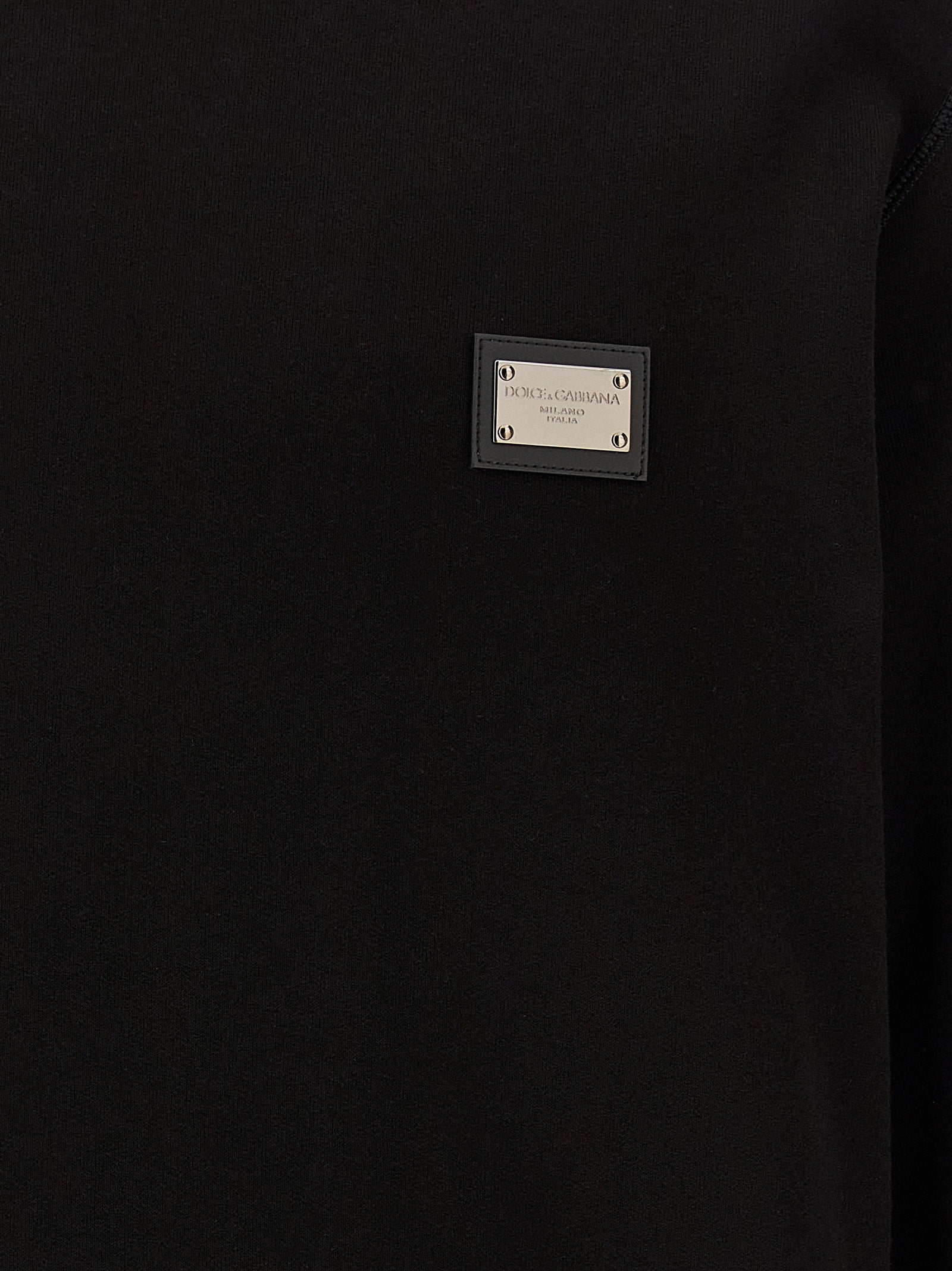Dolce & Gabbana Men Logo Plate Sweatshirt DOLCE & GABBANA