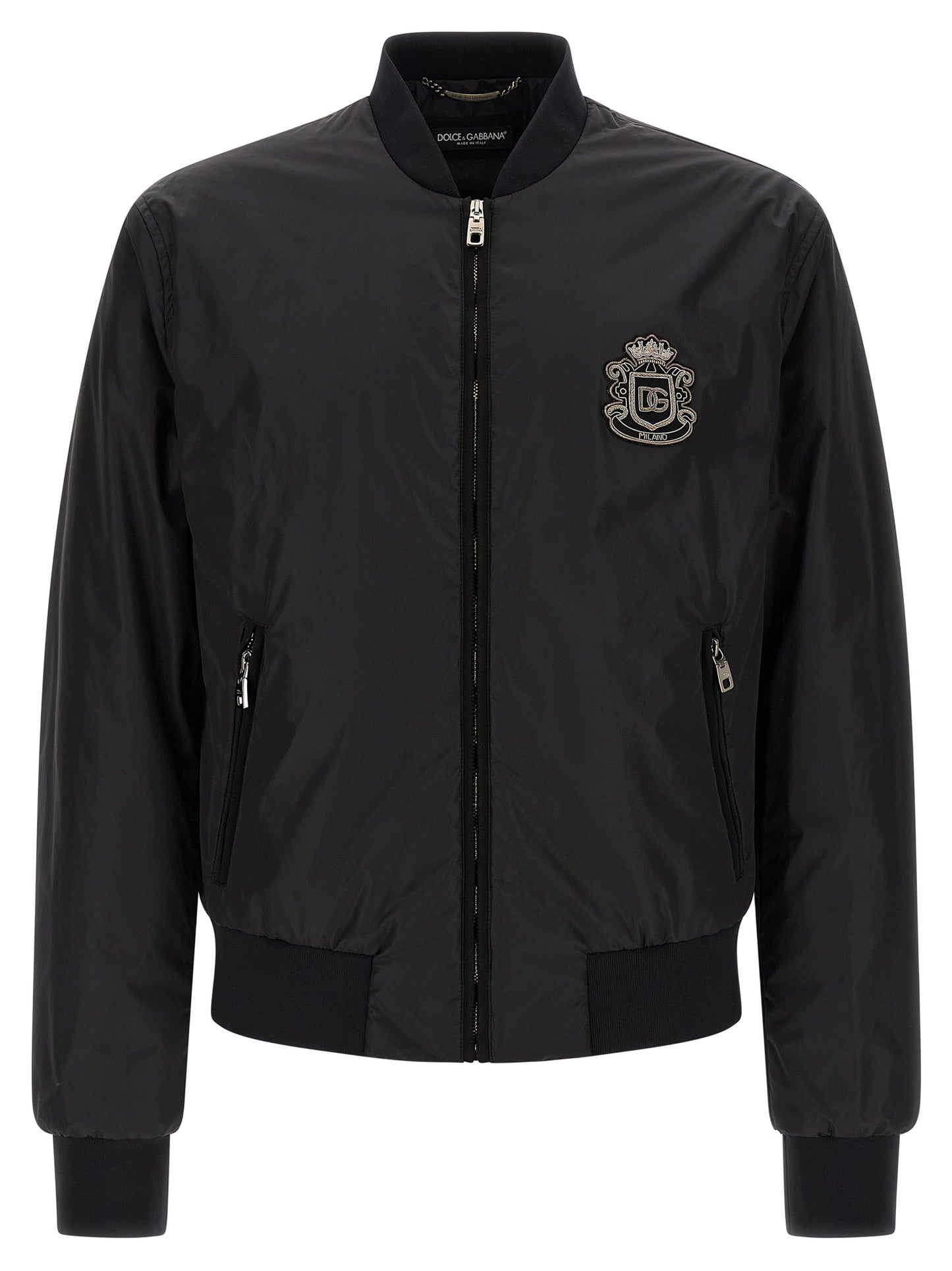 Dolce & Gabbana Men 'Dg' Patch Bomber Jacket DOLCE & GABBANA