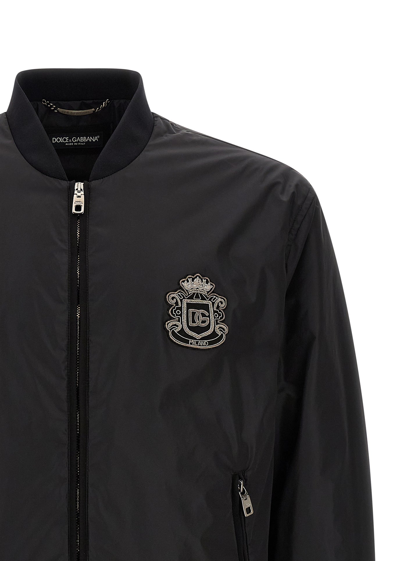 Dolce & Gabbana Men 'Dg' Patch Bomber Jacket DOLCE & GABBANA