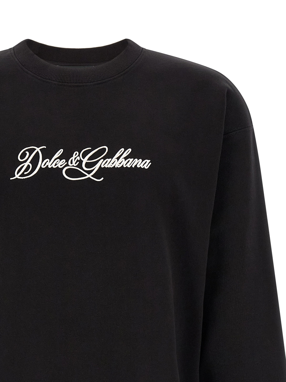 Dolce & Gabbana Men Logo Embroidery Sweatshirt DOLCE & GABBANA