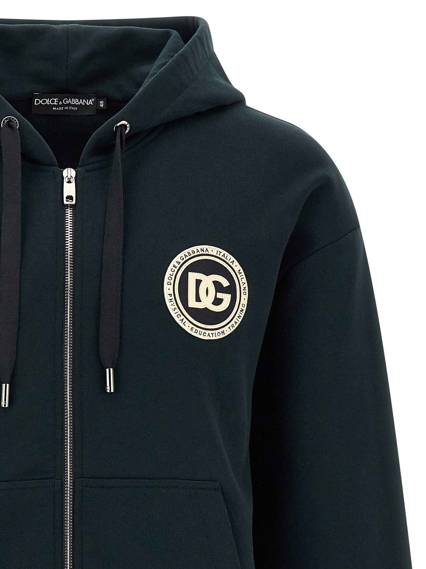 Dolce & Gabbana Men Logo Patch Hoodie DOLCE & GABBANA