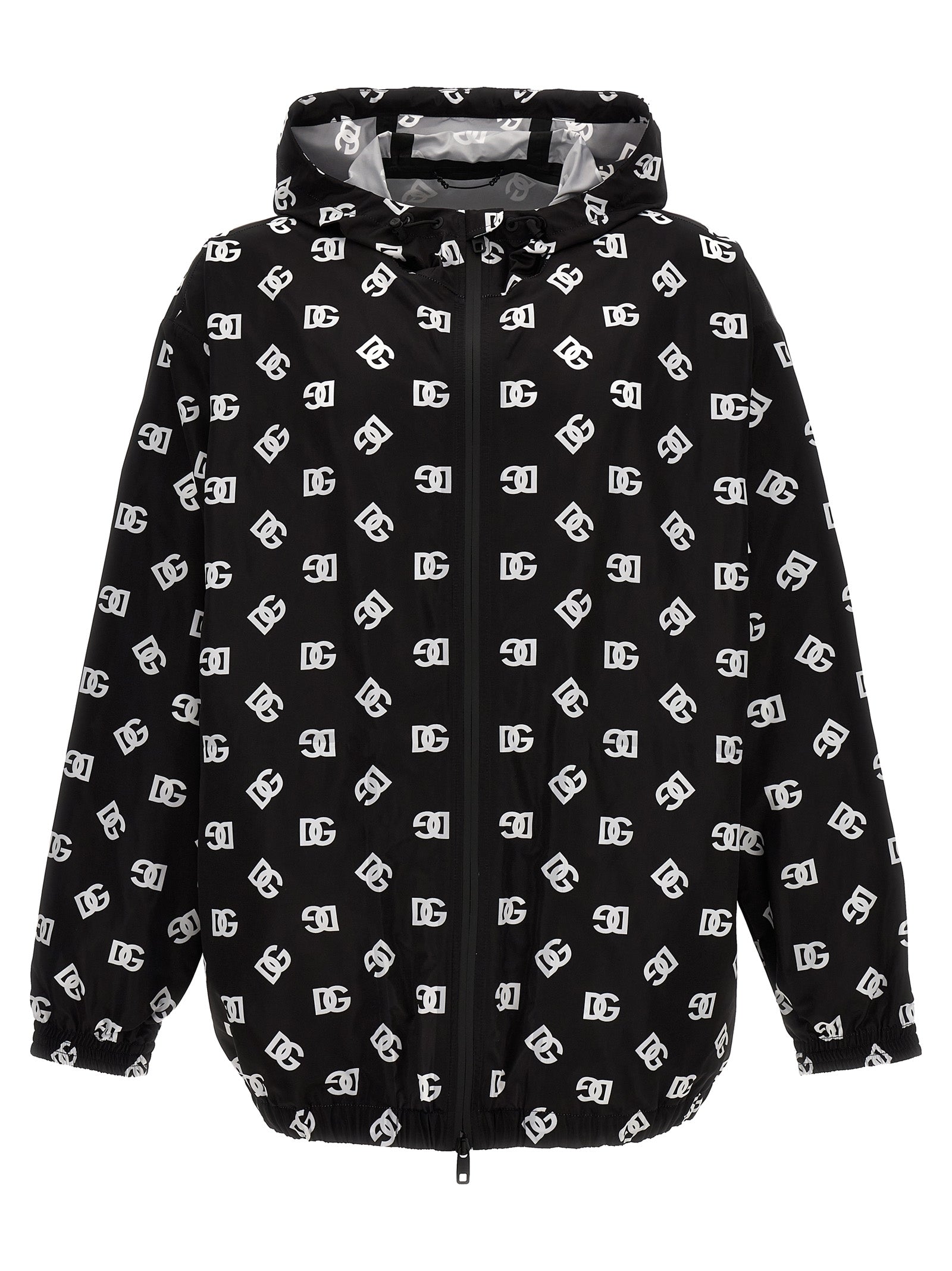 Dolce & Gabbana Men Logo Print Hooded Jacket DOLCE & GABBANA