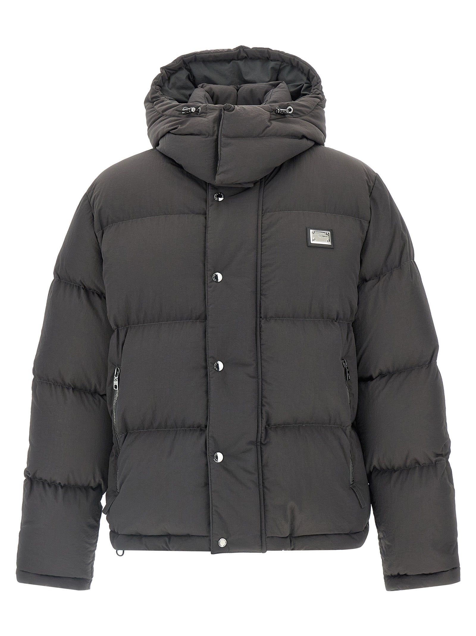 Dolce & Gabbana Men Logo Patch Down Jacket DOLCE & GABBANA