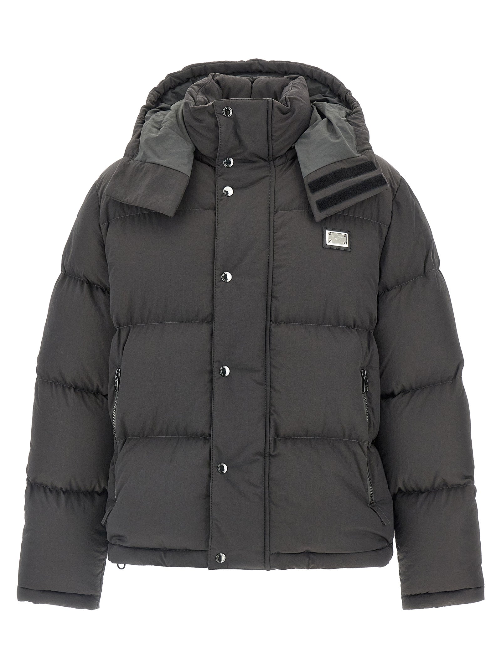Dolce & Gabbana Men Logo Patch Down Jacket DOLCE & GABBANA