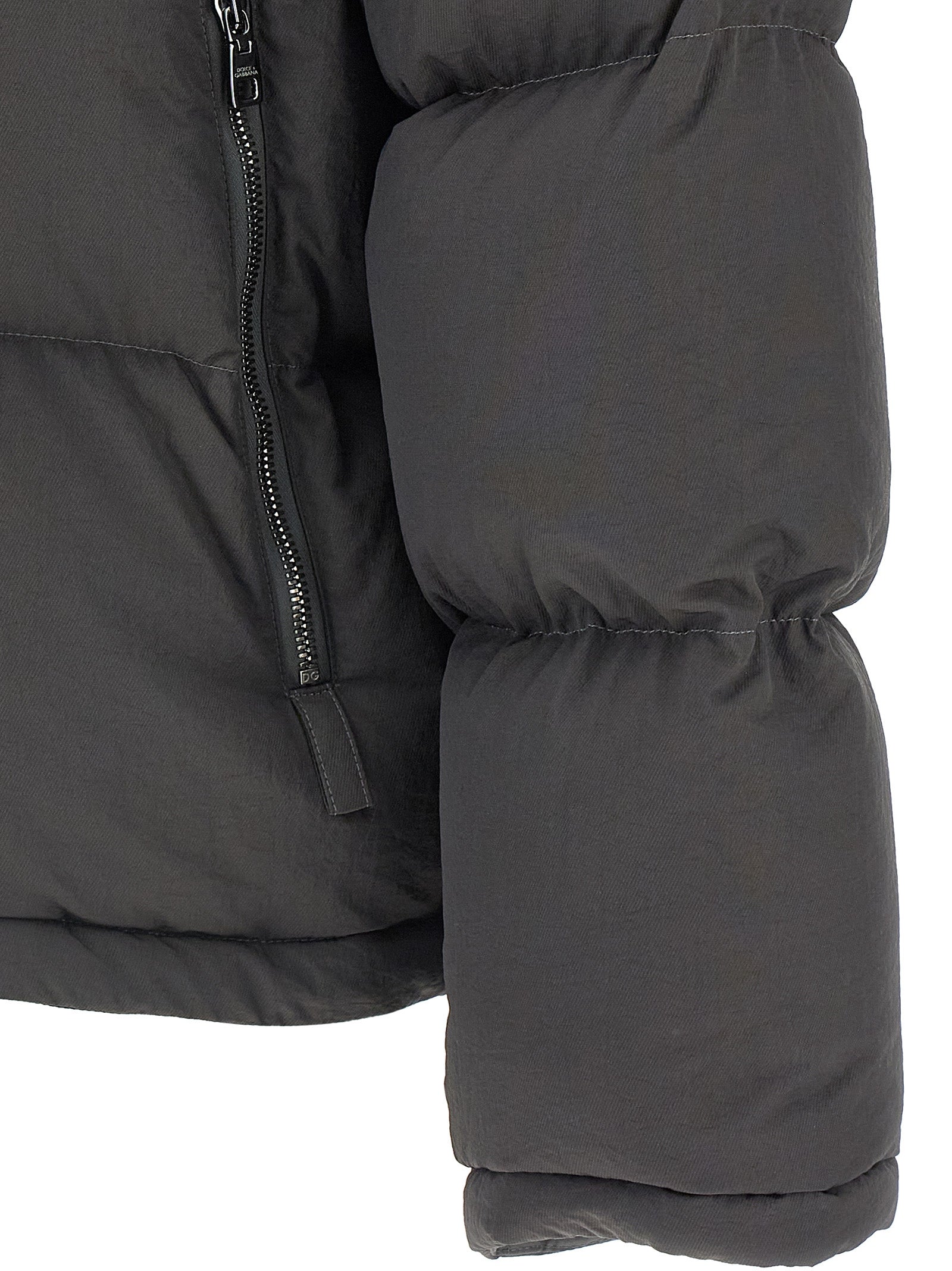 Dolce & Gabbana Men Logo Patch Down Jacket DOLCE & GABBANA