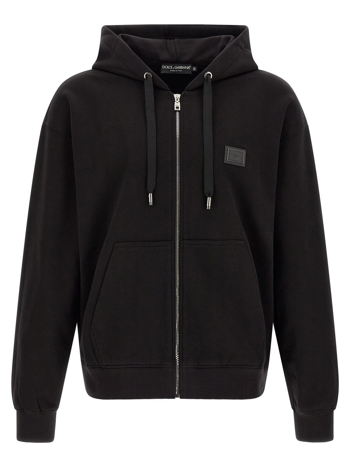 Dolce & Gabbana Men Logo Plaque Hoodie DOLCE & GABBANA