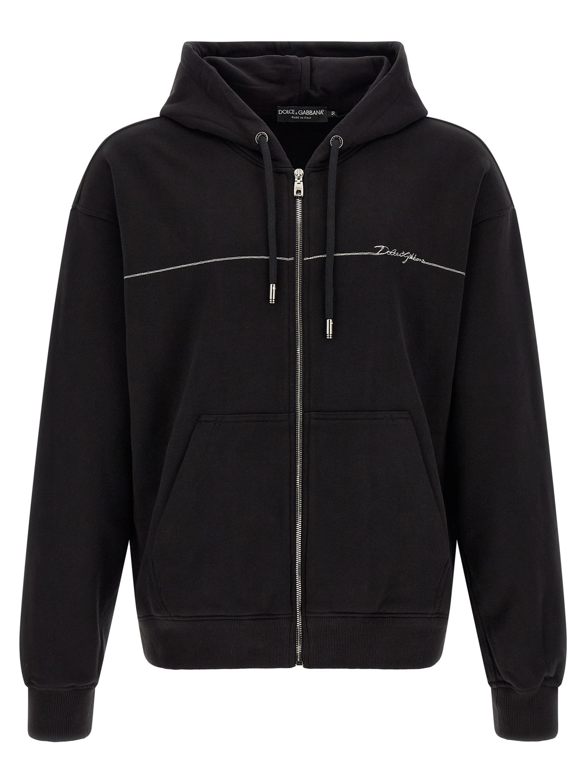 Dolce & Gabbana Men Logo Embroidery Hoodie DOLCE & GABBANA