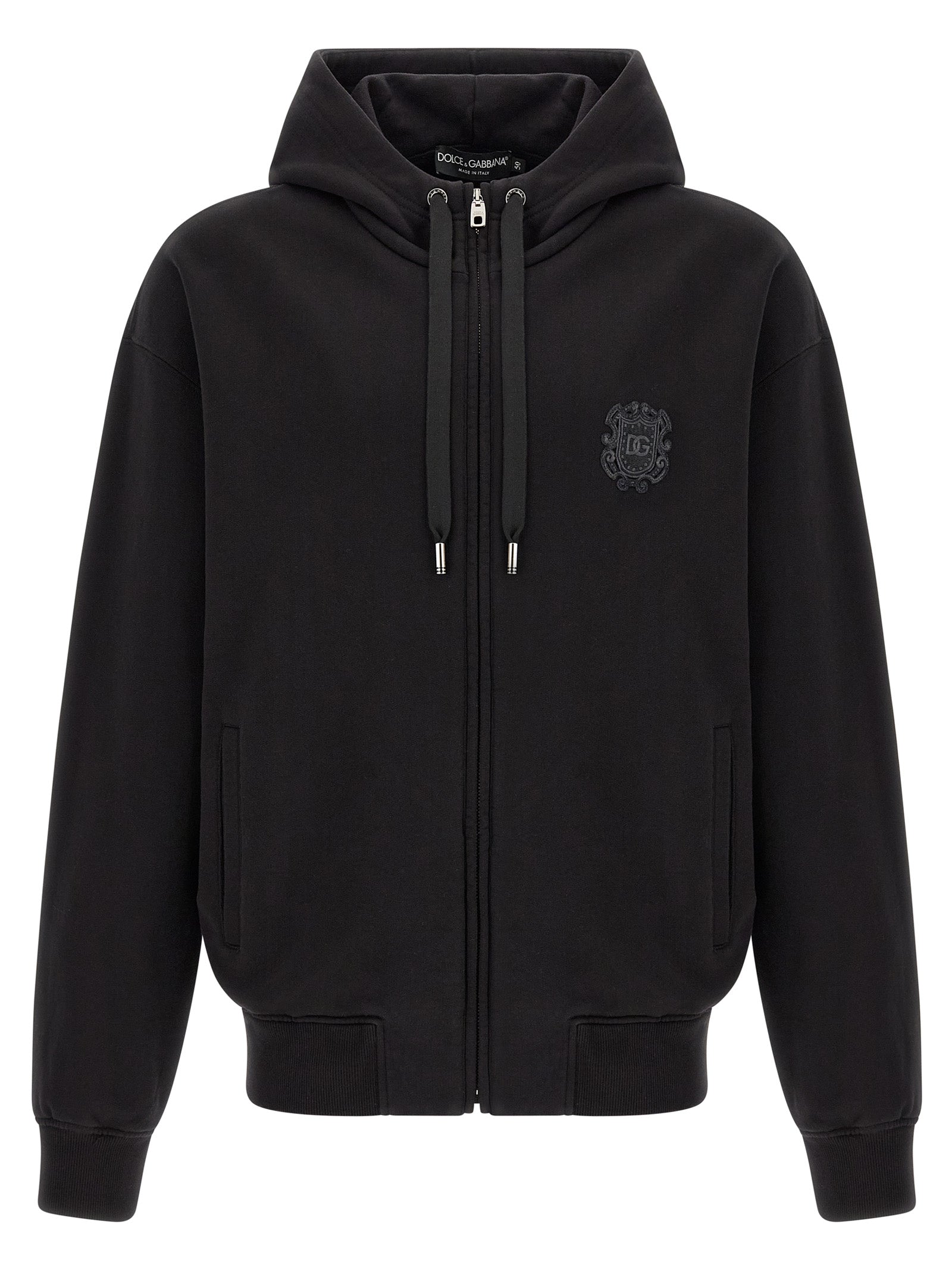 Dolce & Gabbana Men Coat Of Arms Logo Hoodie DOLCE & GABBANA