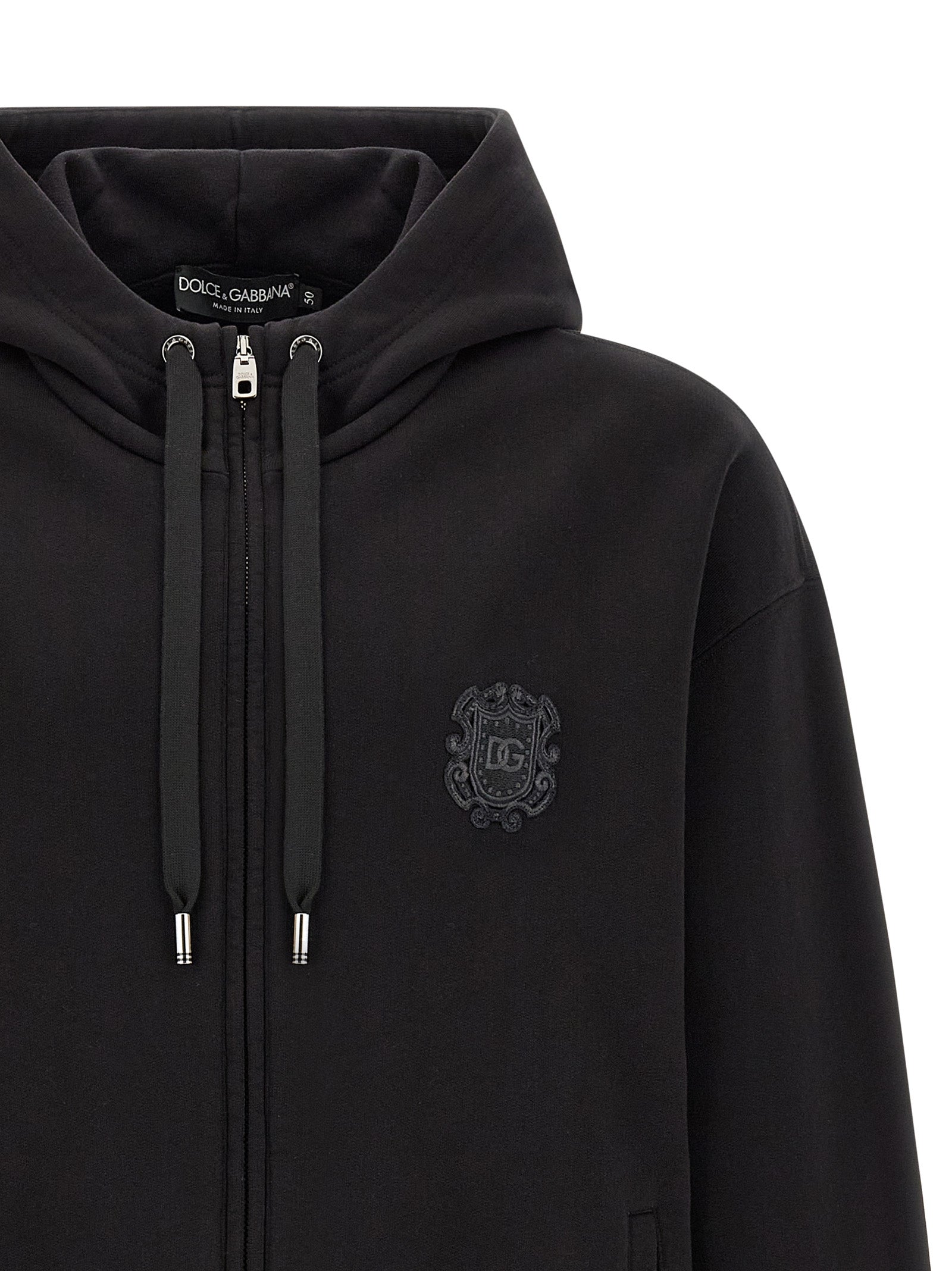 Dolce & Gabbana Men Coat Of Arms Logo Hoodie DOLCE & GABBANA
