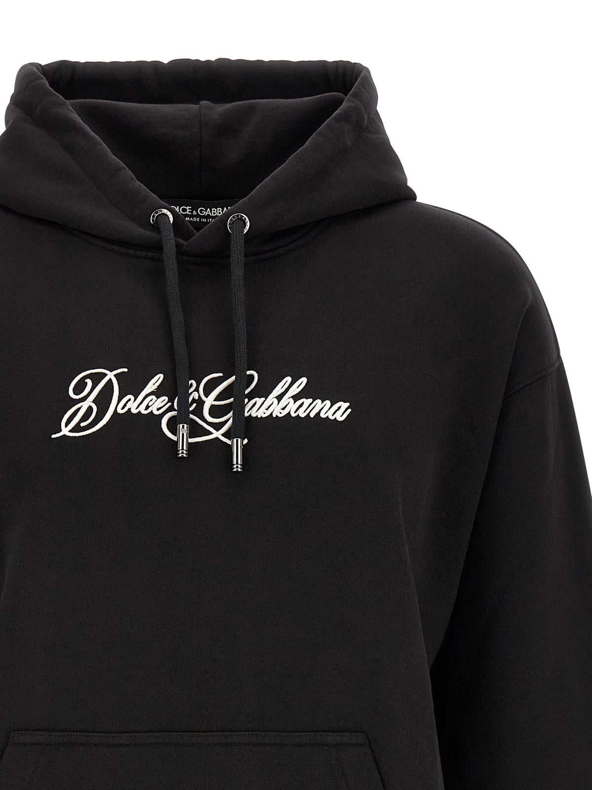 Dolce & Gabbana Men Logo Embroidery Hoodie DOLCE & GABBANA