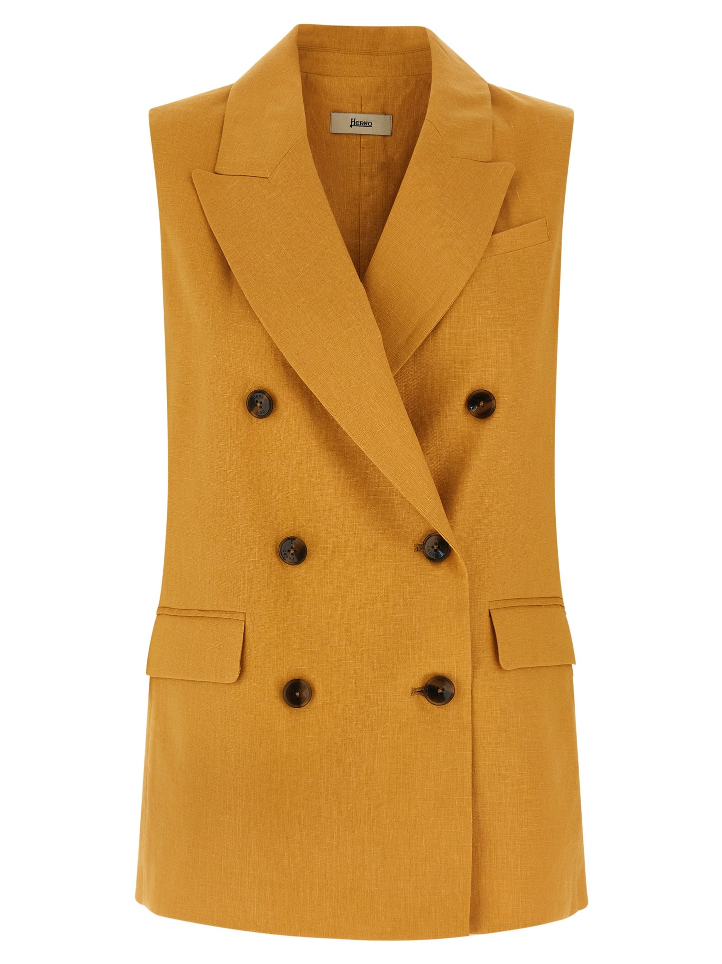 Herno Women Linen Vest HERNO