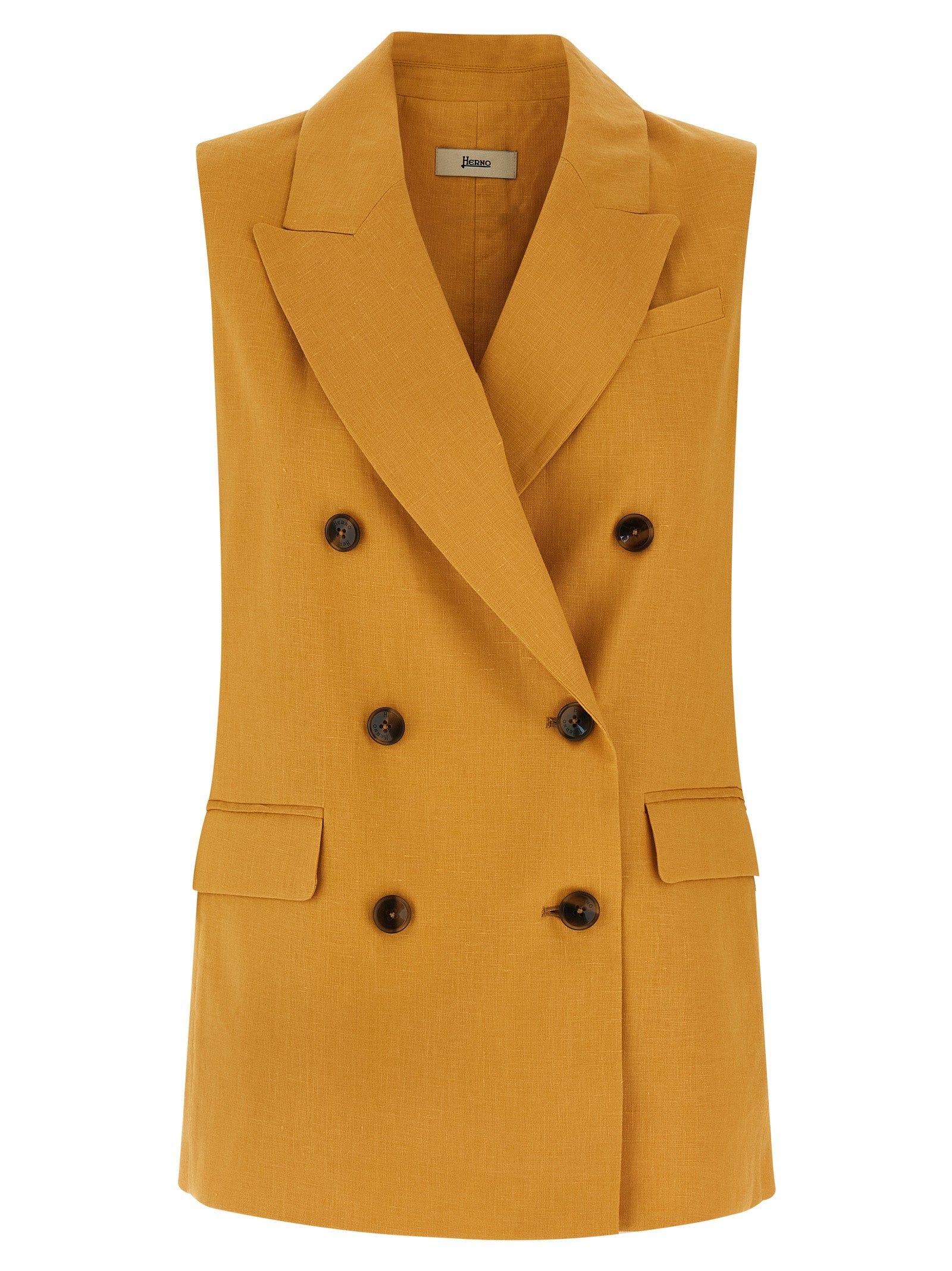Herno Women Linen Vest HERNO