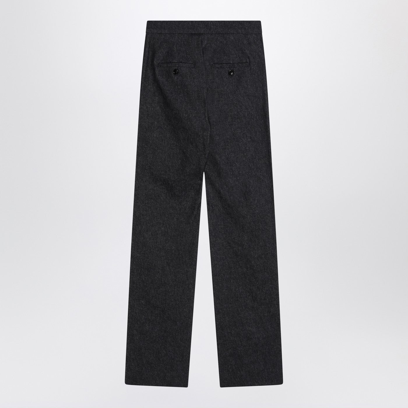 Max Mara Midnight Blue Trousers In Cotton Denim Effect Women MAX MARA