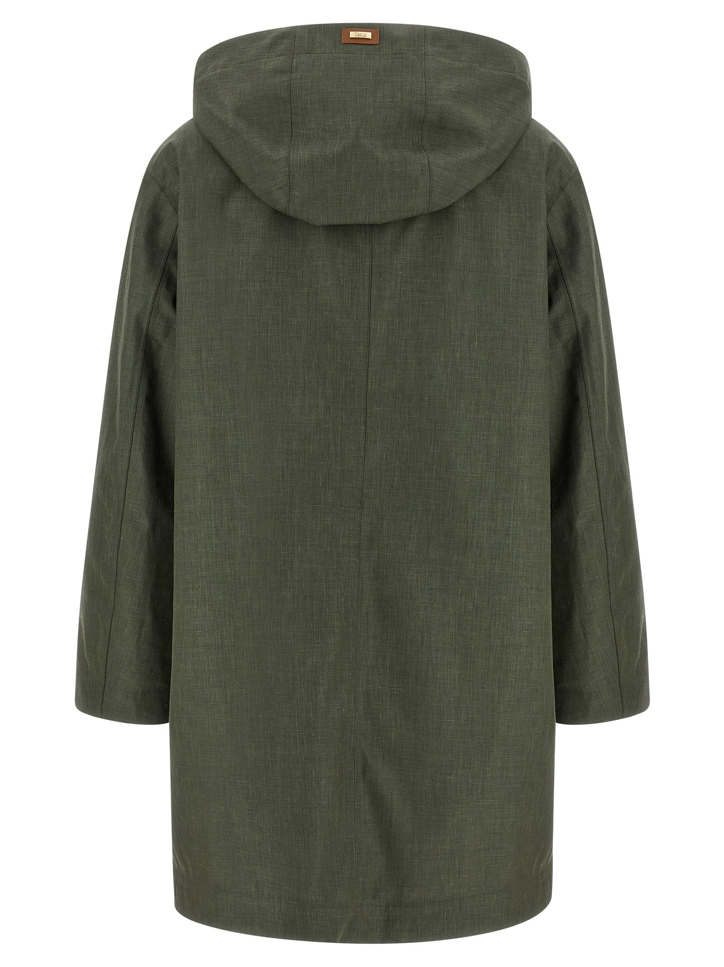 Herno Women Linen Raincoat HERNO