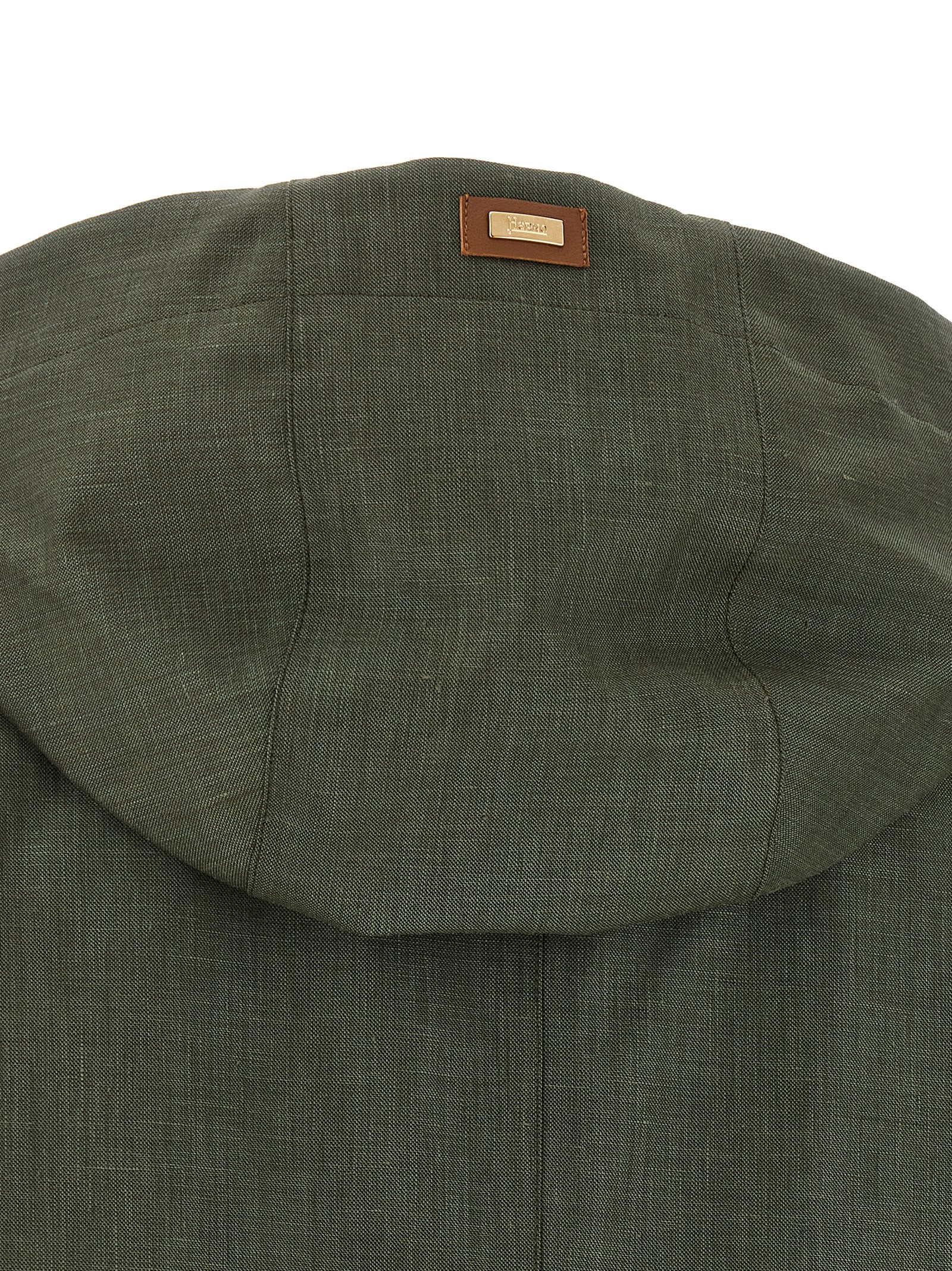 Herno Women Linen Raincoat HERNO