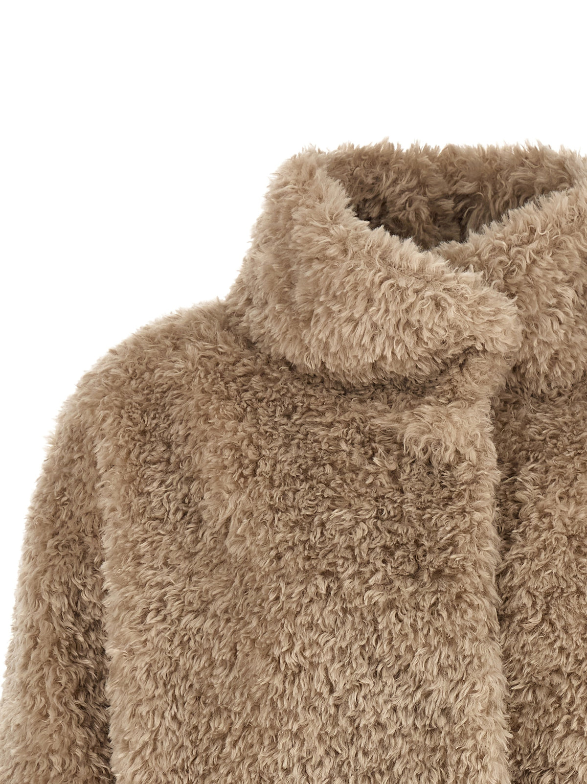 Herno Women Curled Shearling Effect Coat HERNO