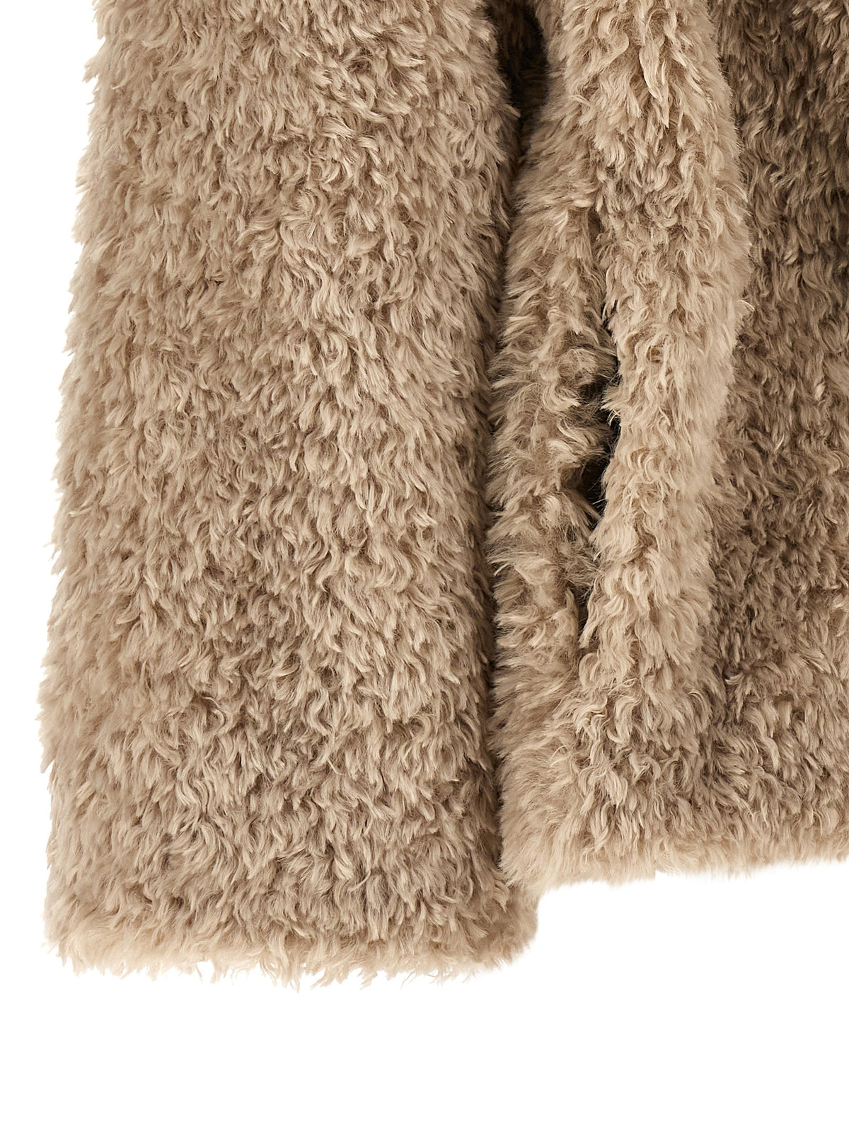Herno Women Curled Shearling Effect Coat HERNO