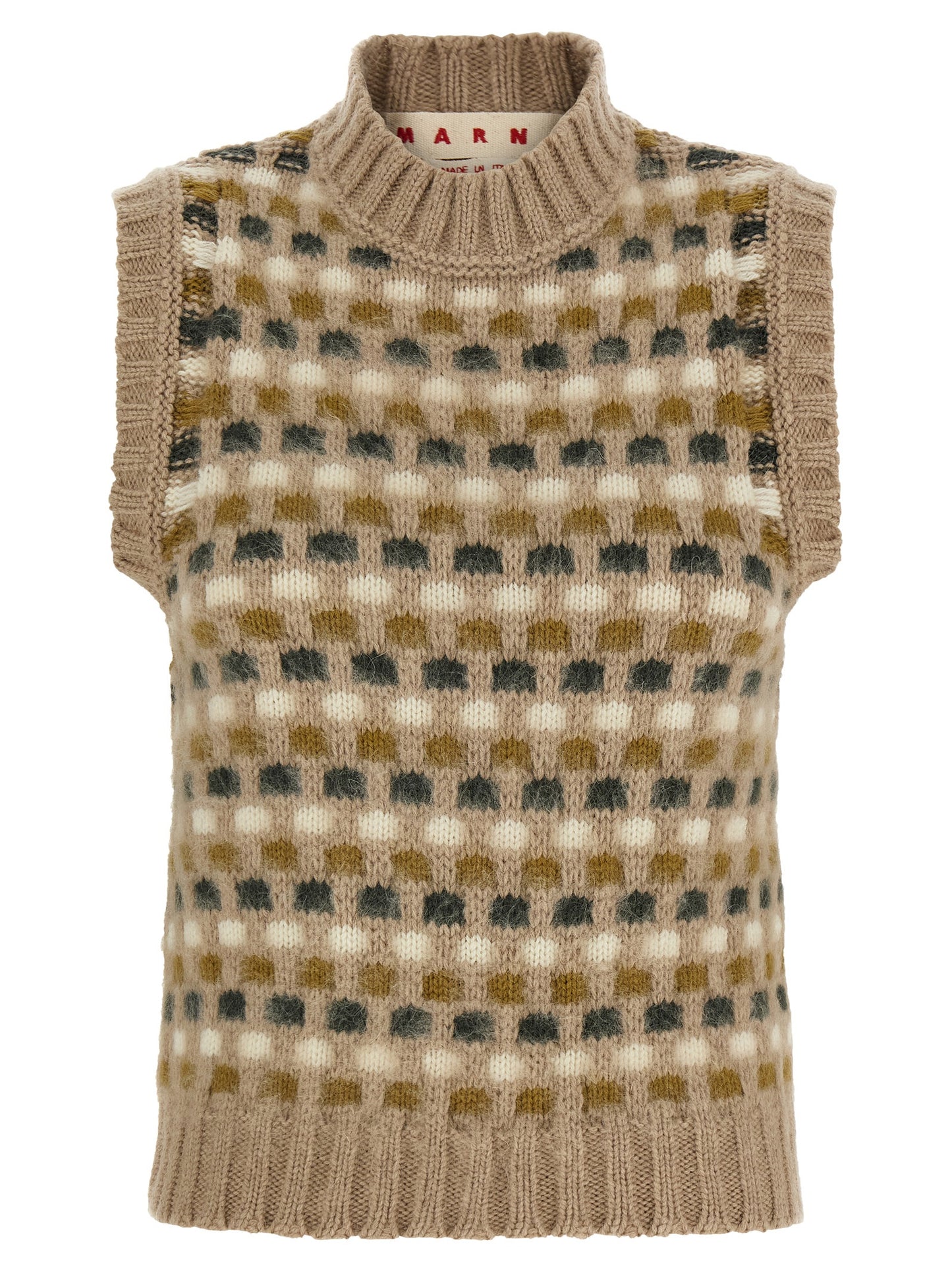 Marni Women Shetland Acquard Knit Vest MARNI