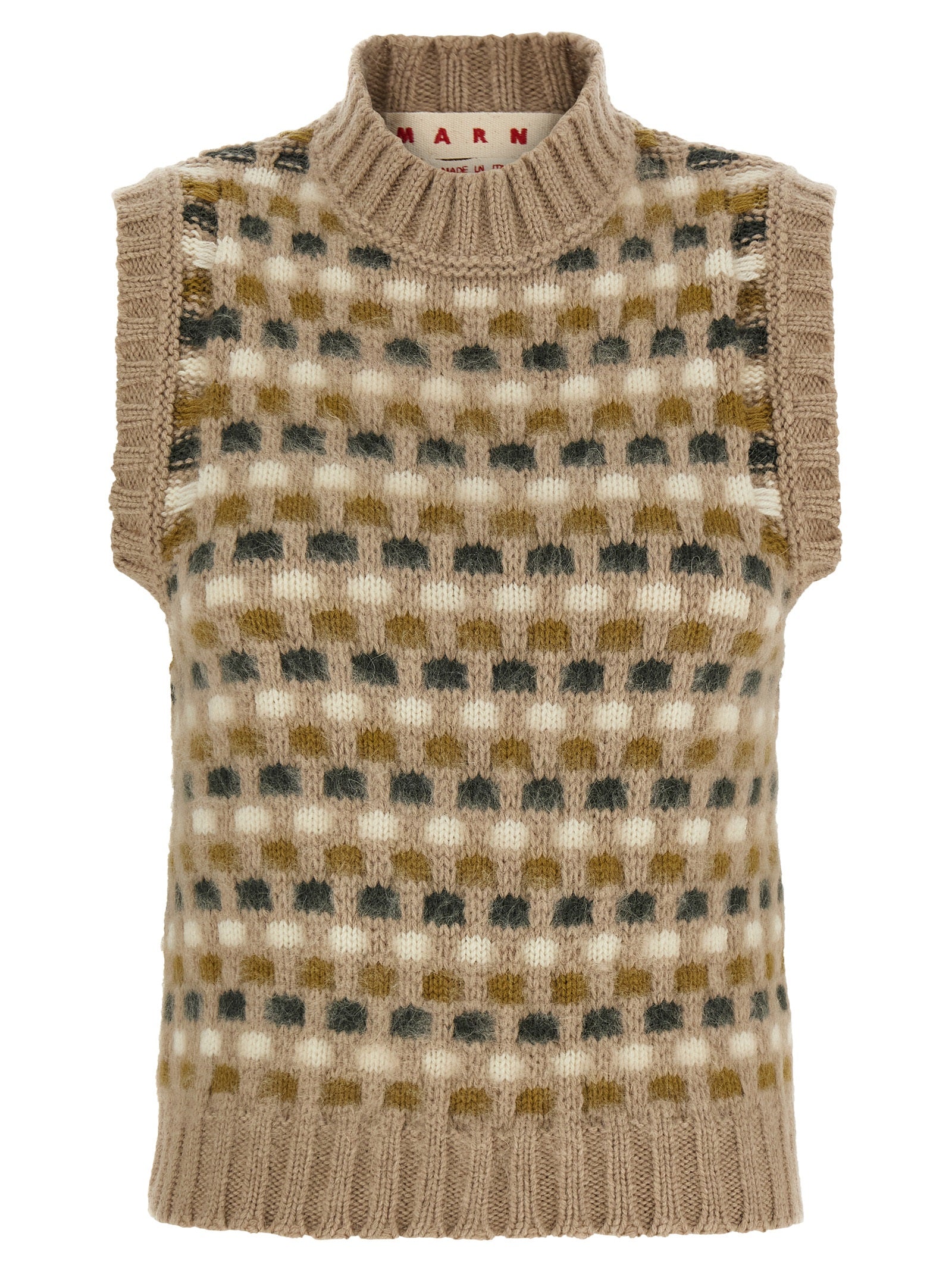 Marni Women Shetland Acquard Knit Vest MARNI