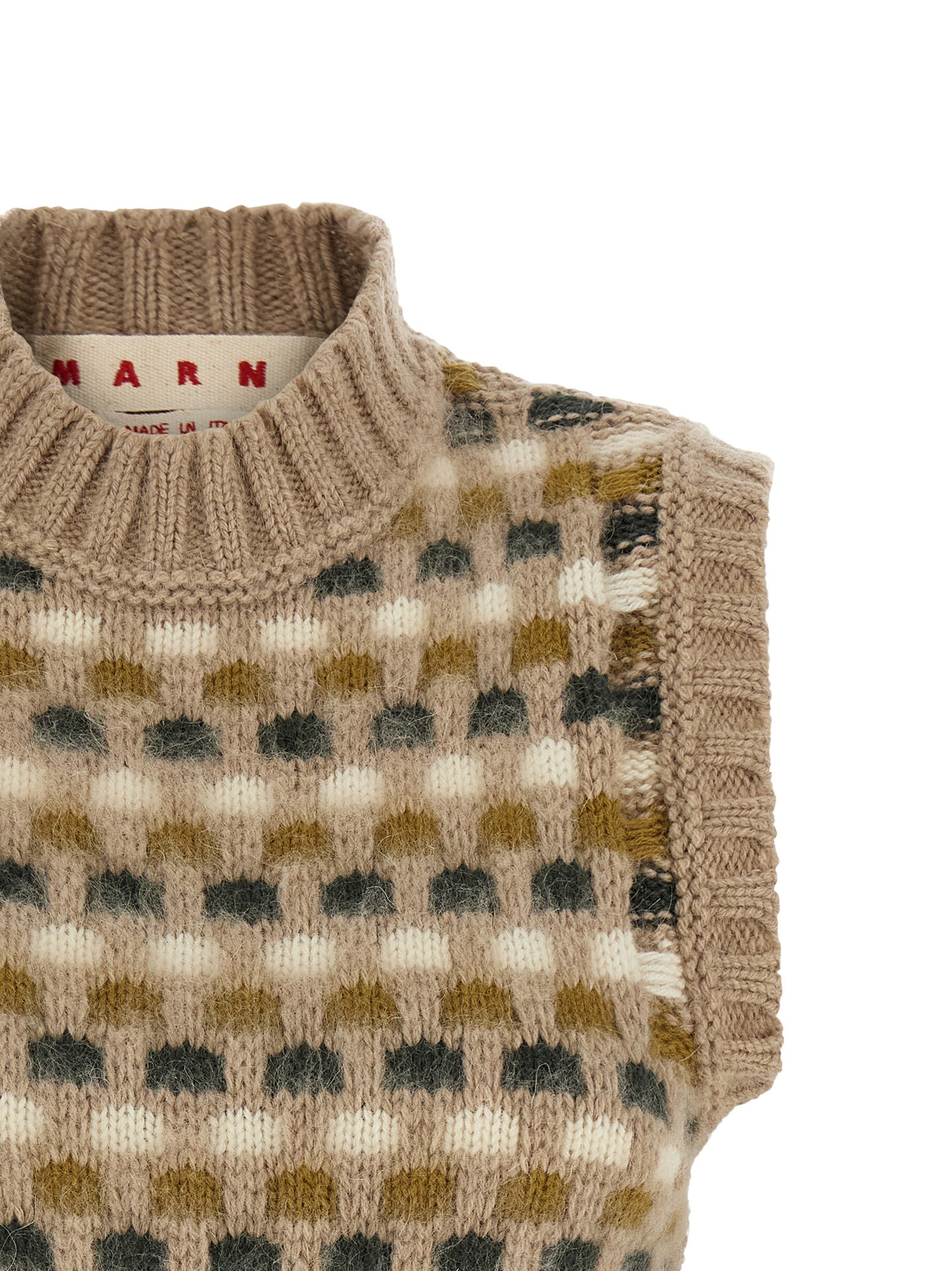 Marni Women Shetland Acquard Knit Vest MARNI