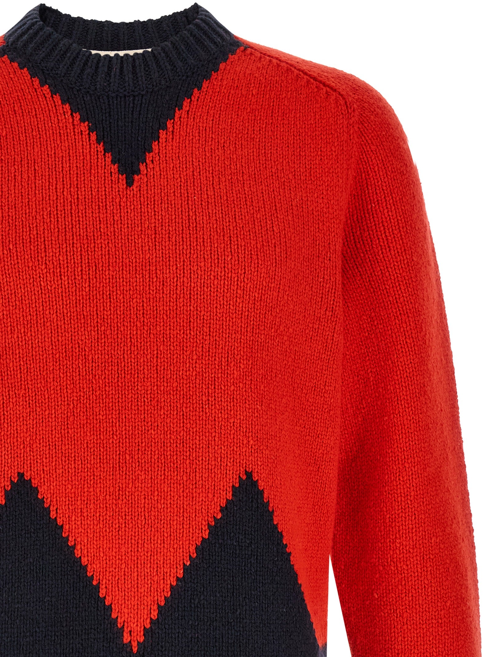 Marni Men Geometric Intarsia Sweater MARNI