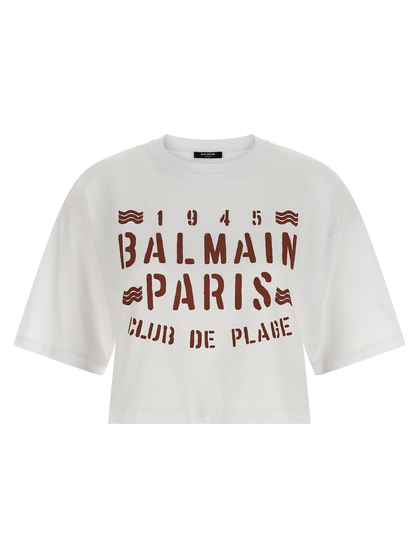 Balmain Women 'Plage' Print T-Shirt BALMAIN