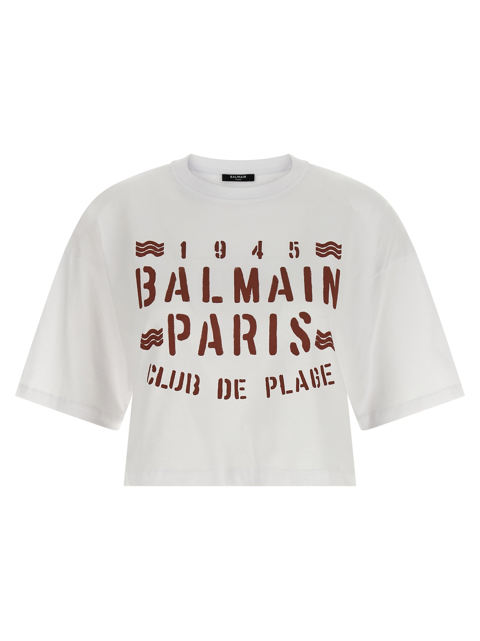 Balmain Women 'Plage' Print T-Shirt BALMAIN