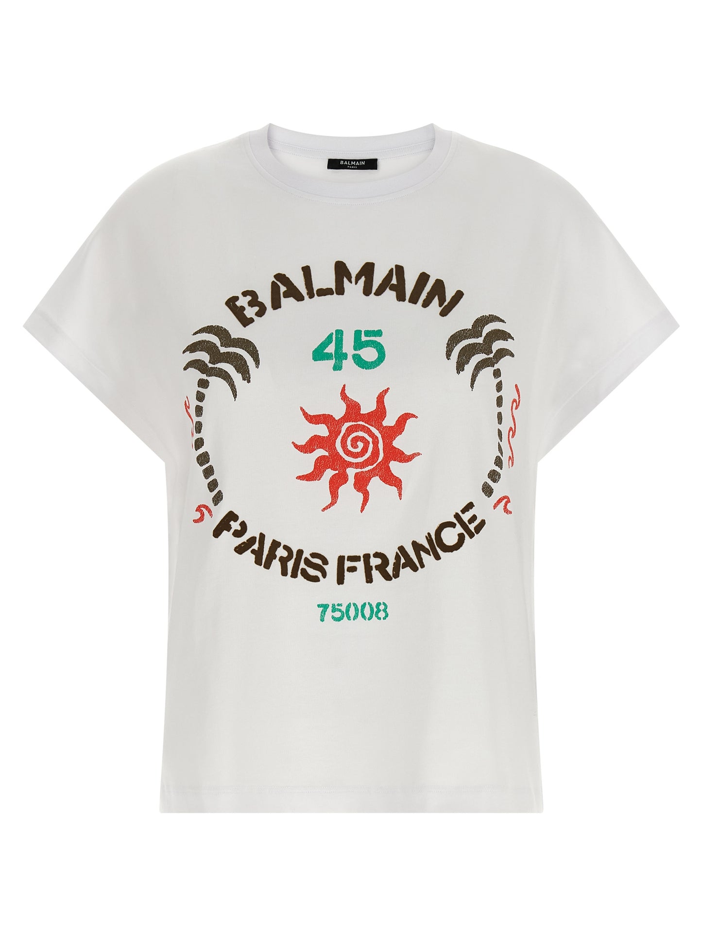 Balmain Women 'Club 45' Print T-Shirt BALMAIN