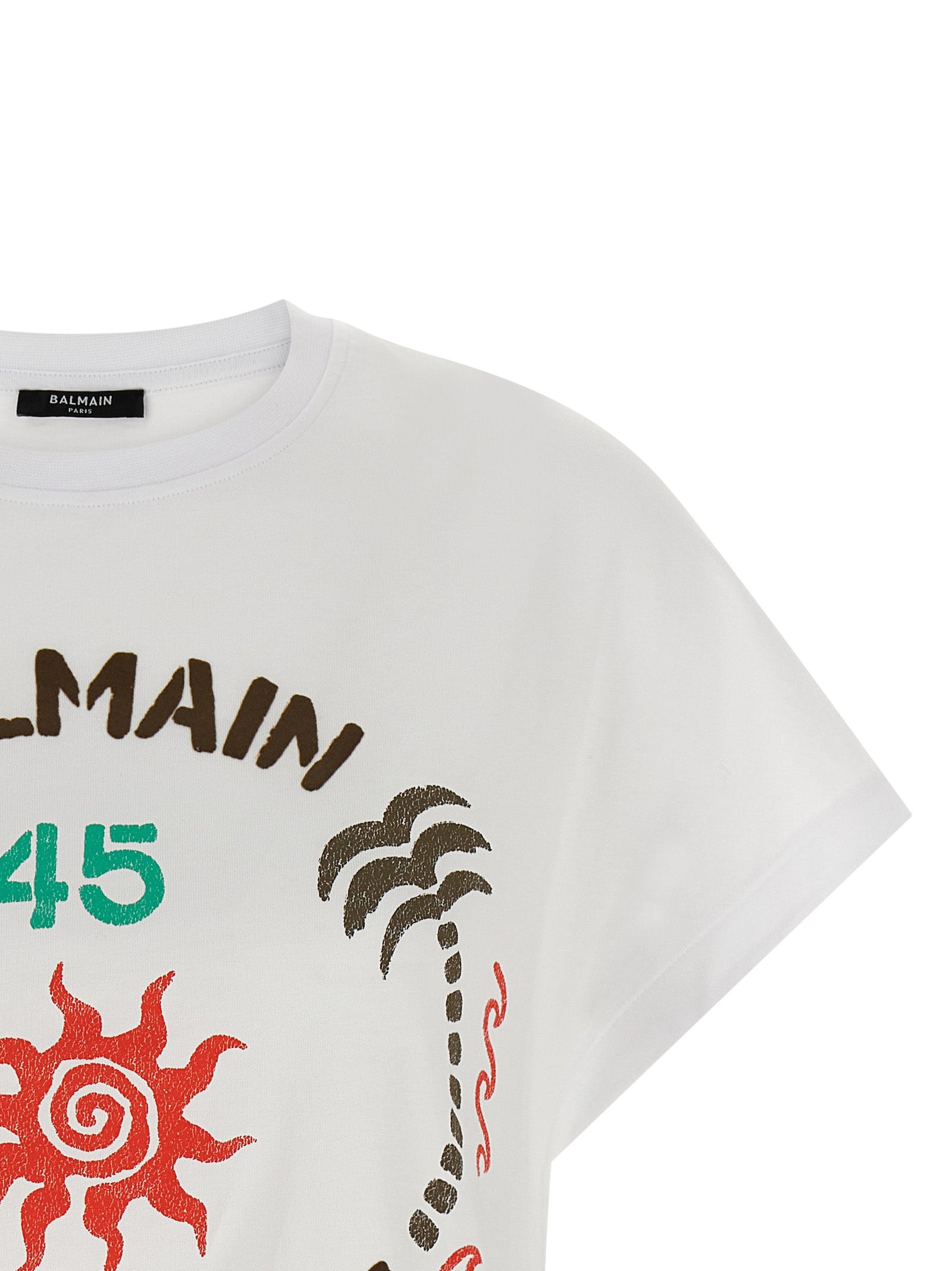 Balmain Women 'Club 45' Print T-Shirt BALMAIN