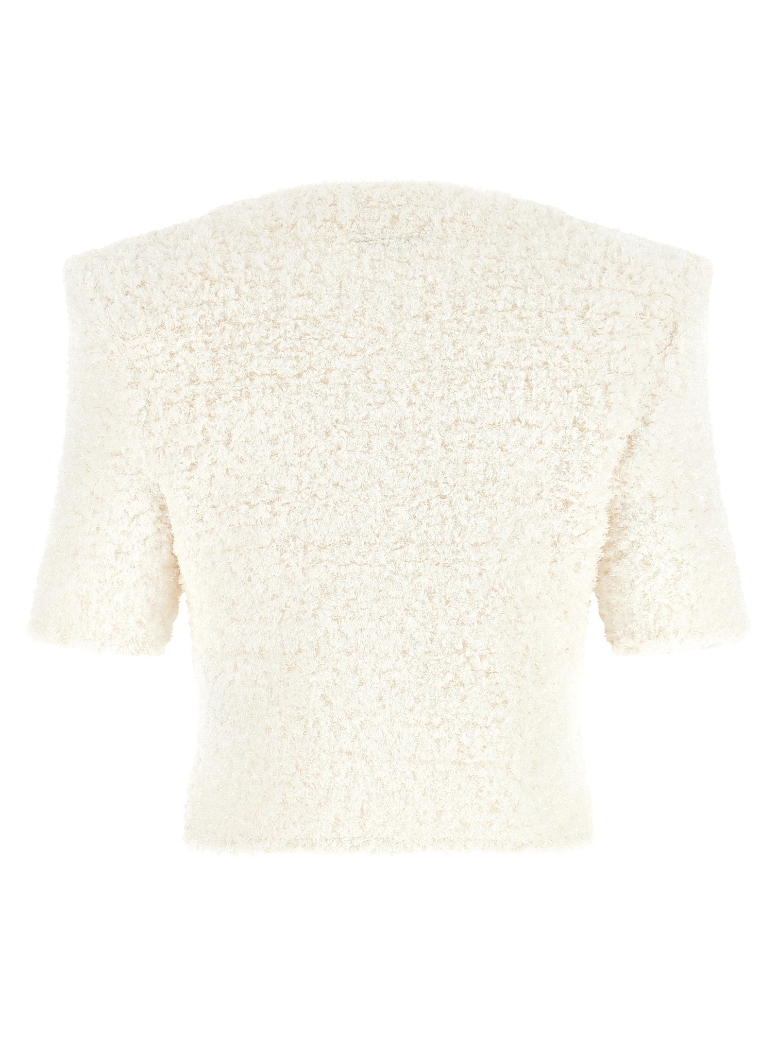 Balmain Women Cardigan Tweed Plumetis BALMAIN