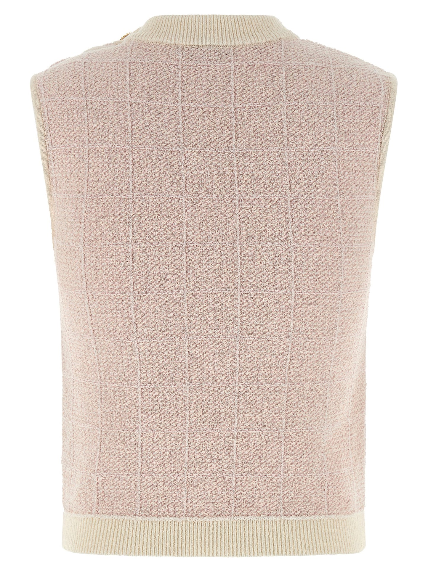 Balmain Women 'Testa Di Leone' Tweed Vest BALMAIN