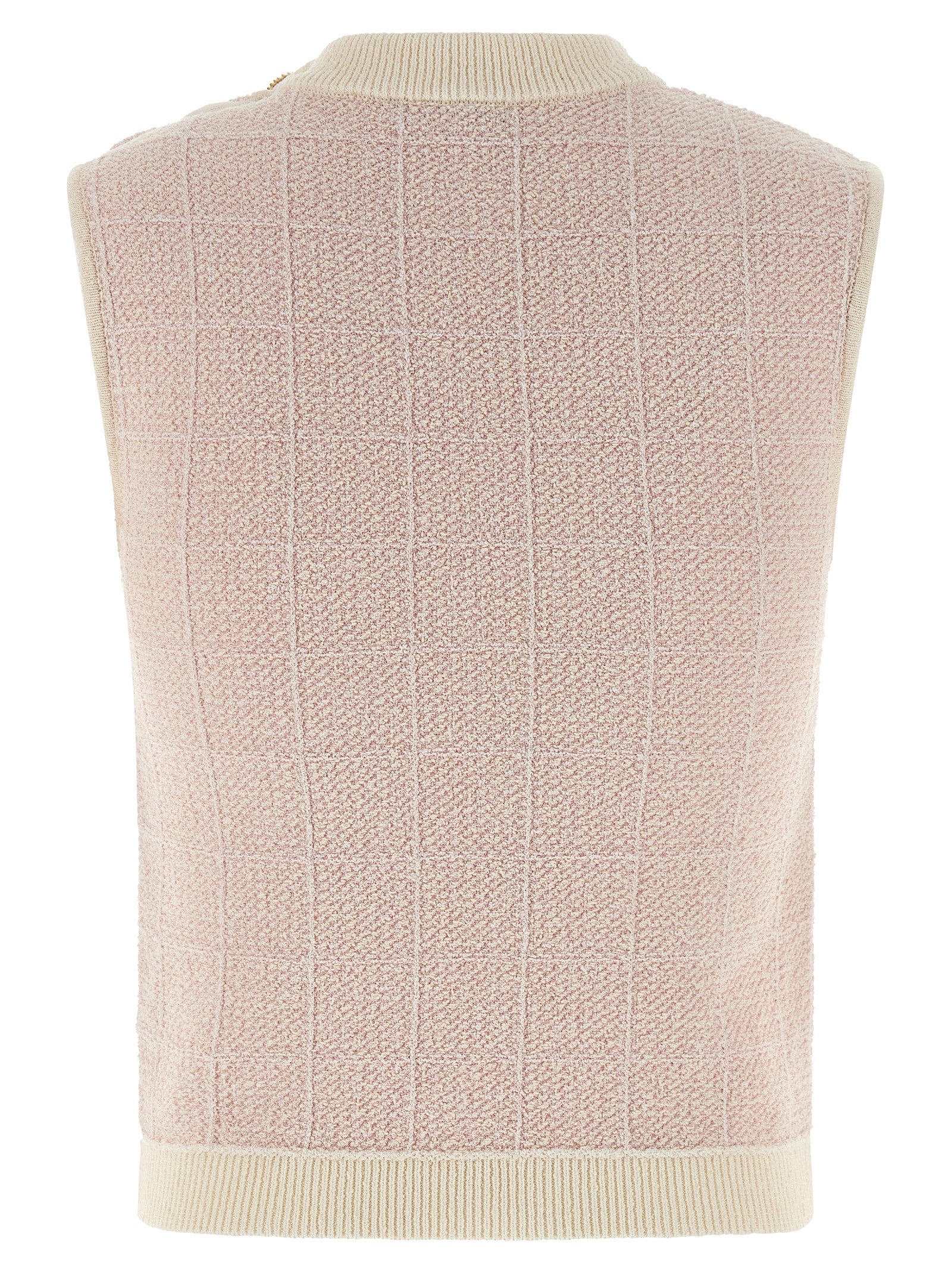 Balmain Women 'Testa Di Leone' Tweed Vest BALMAIN