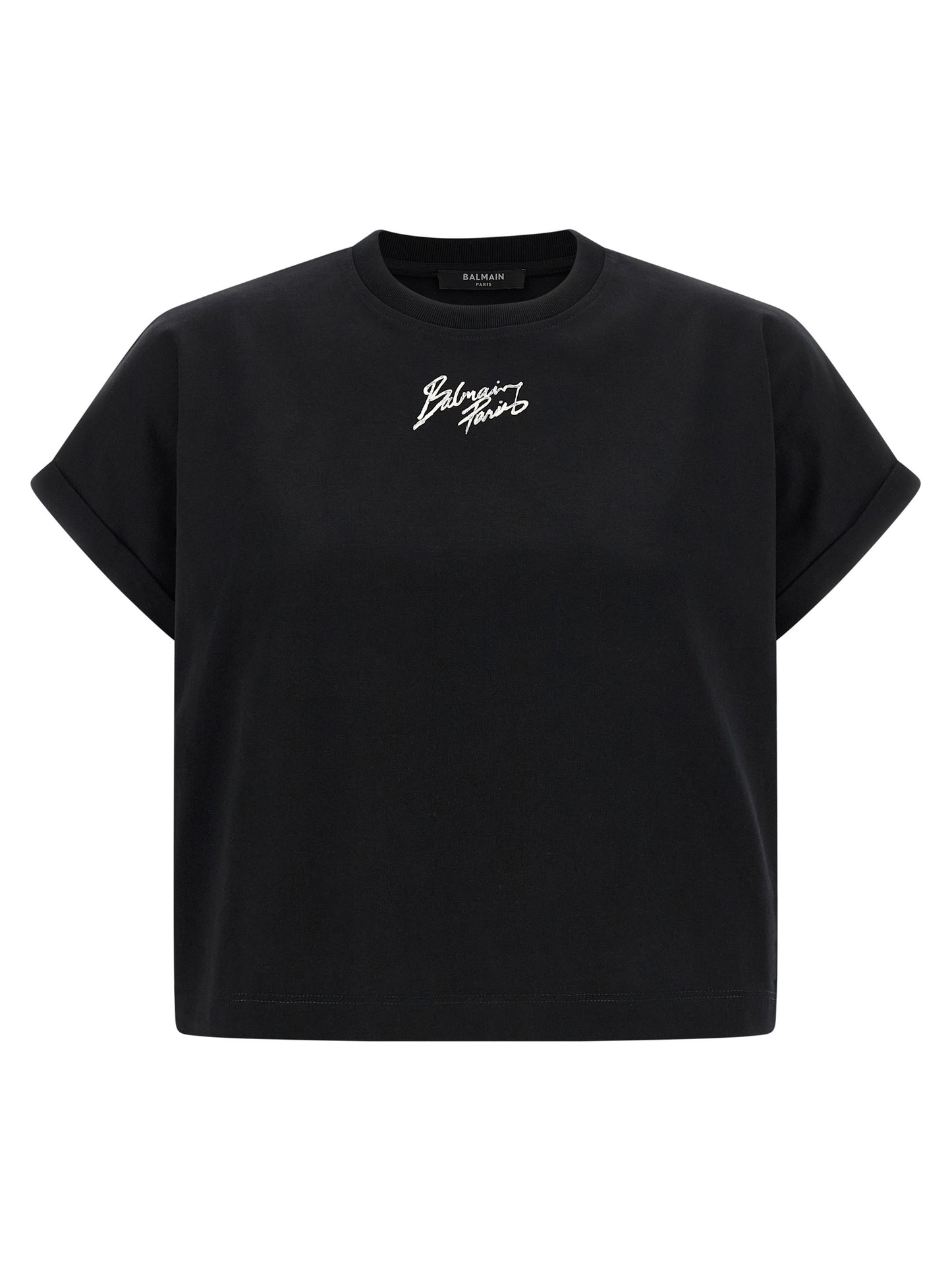Balmain Women Cropped T-Shirt BALMAIN